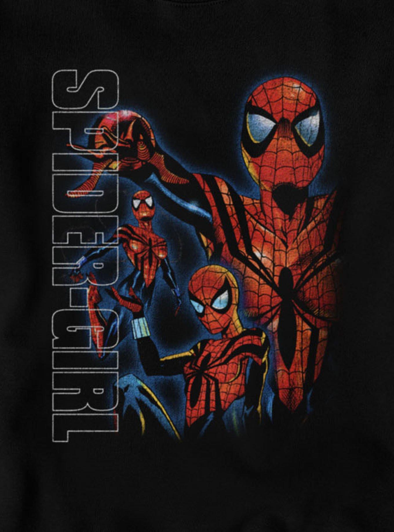 Marvel Spider-Man Spider-Girl Strike A Pose Montage Sweatshirt, , hi-res