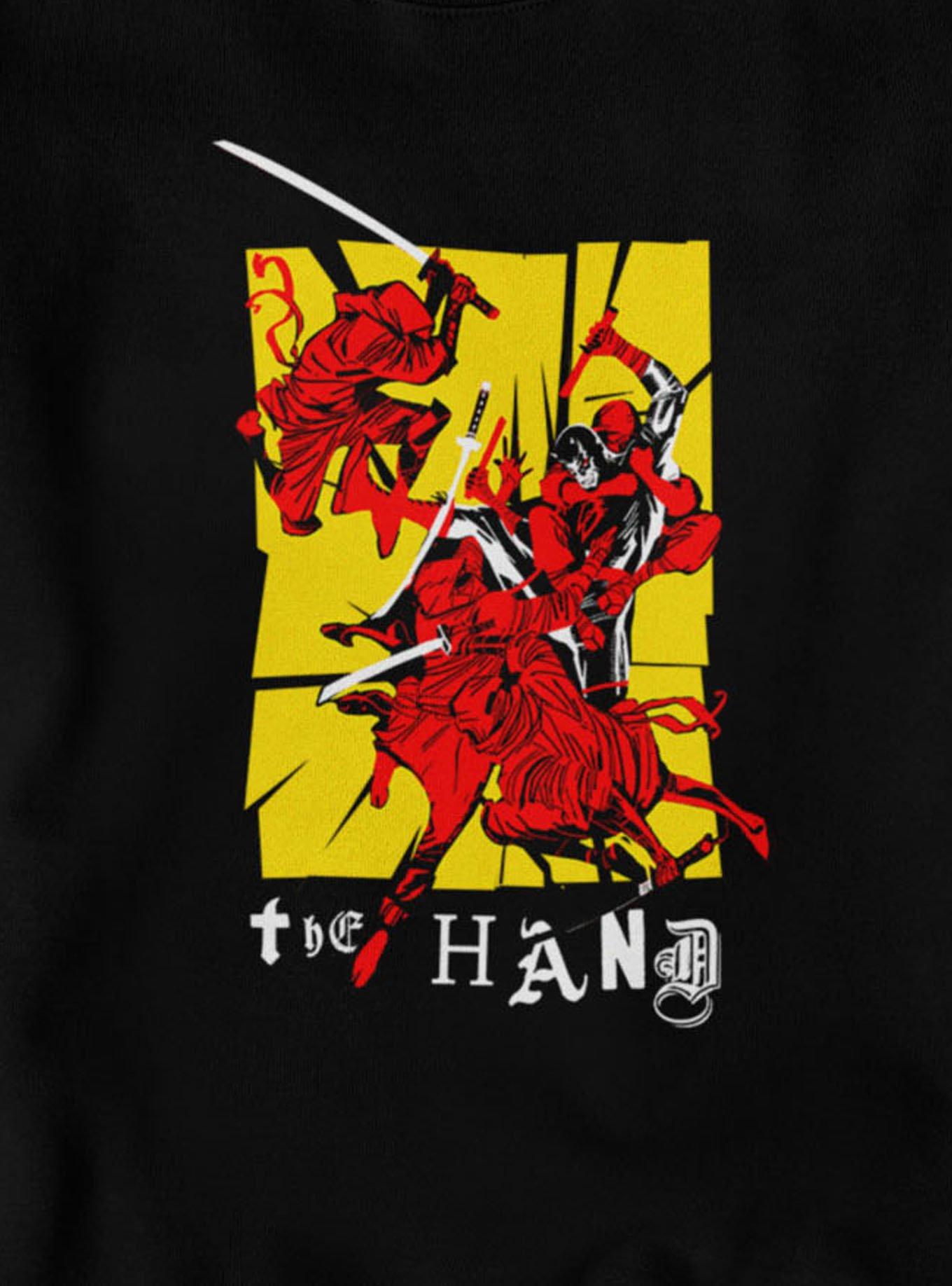 Marvel Comics Retro Hand On The Daredevil Ransom Letters Sweatshirt, , hi-res