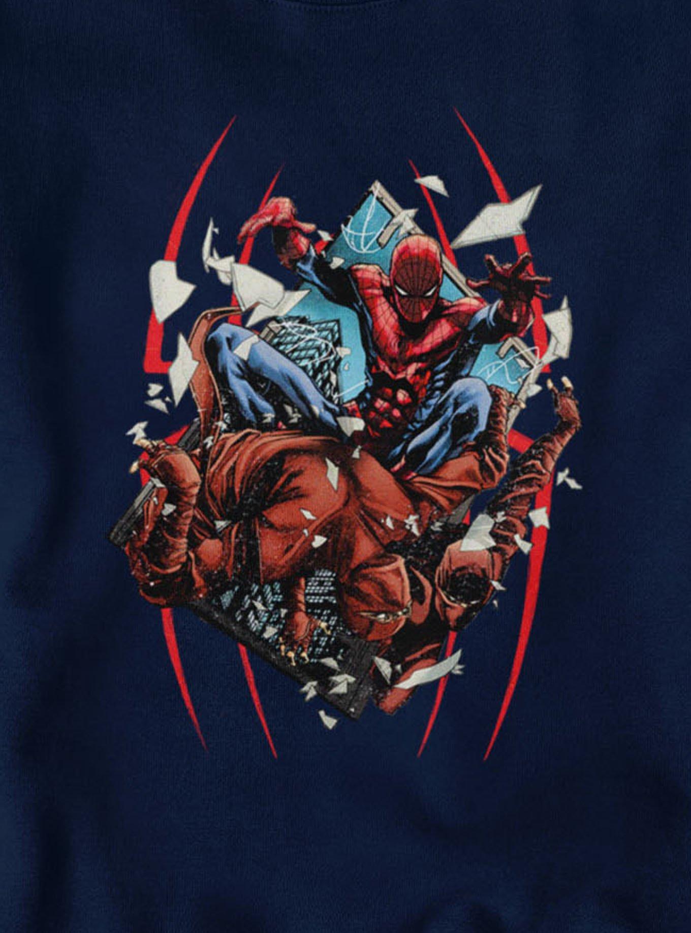 Marvel Spider-Man Hand Through Window Sweatshirt, , hi-res