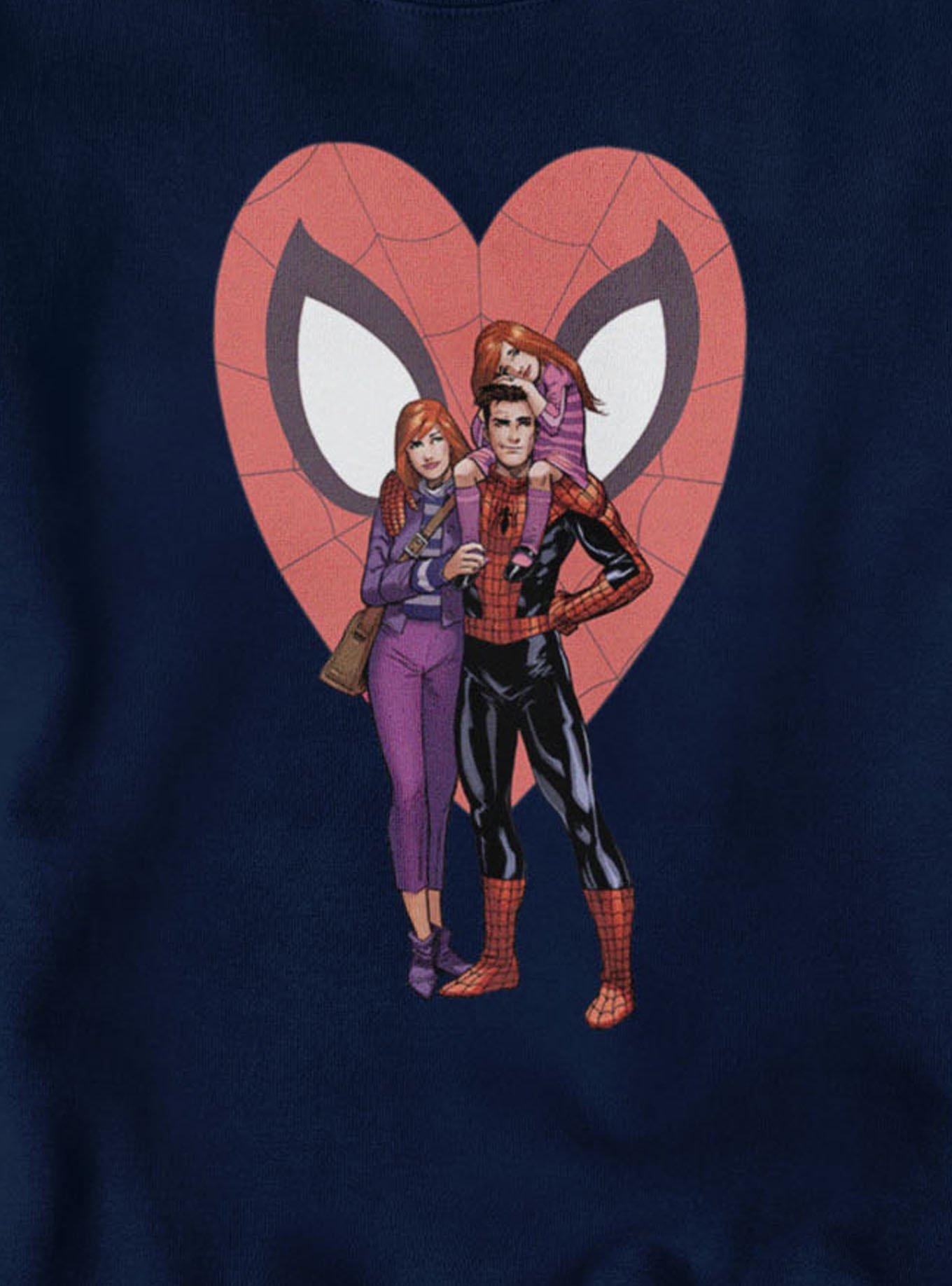 Marvel Spider-Man Spider Family At Heart Sweatshirt, , hi-res
