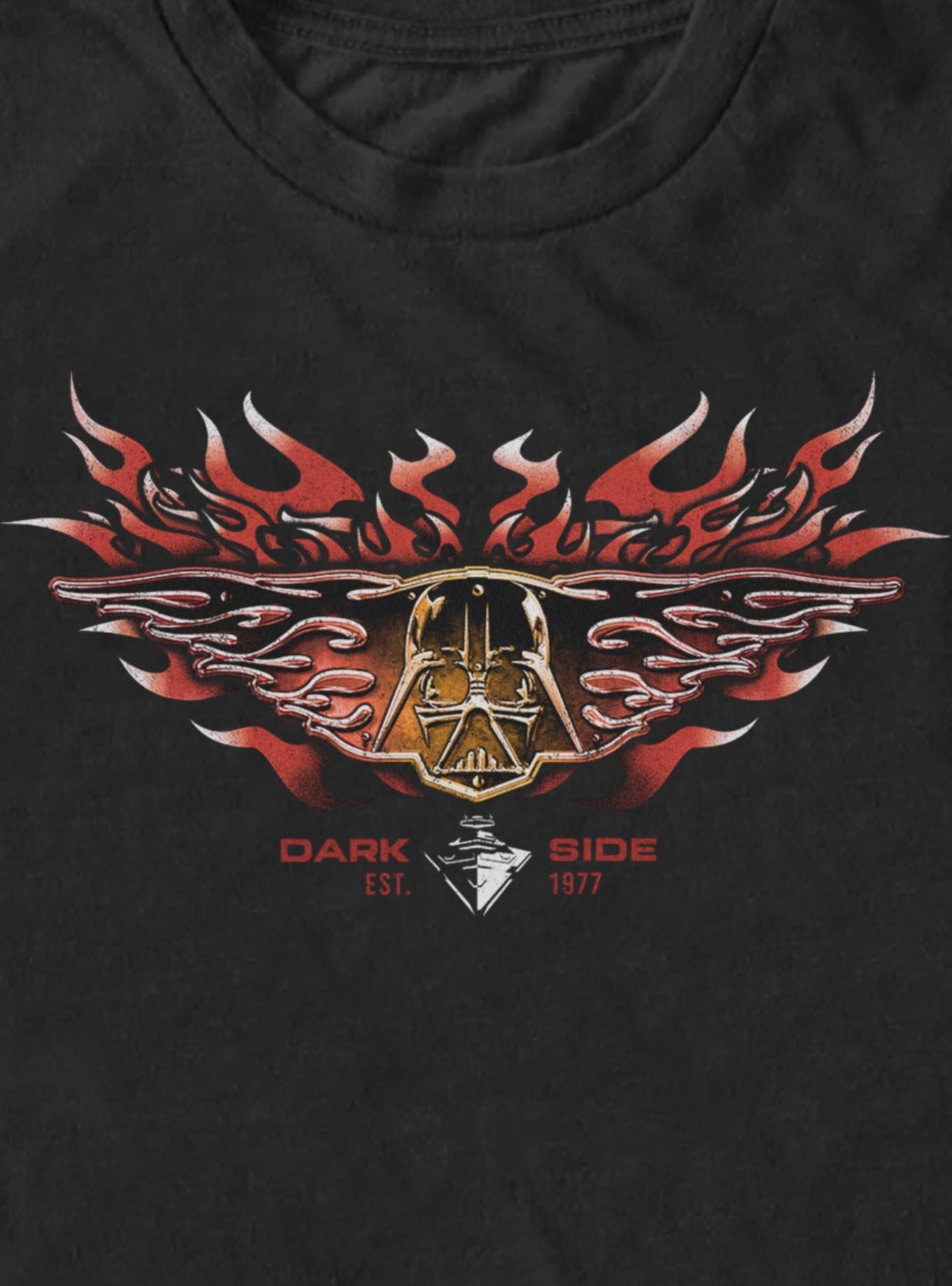 Star Wars Darth Vader Flames T-Shirt Hot Topic Exclusive, BLACK, alternate - view 3
