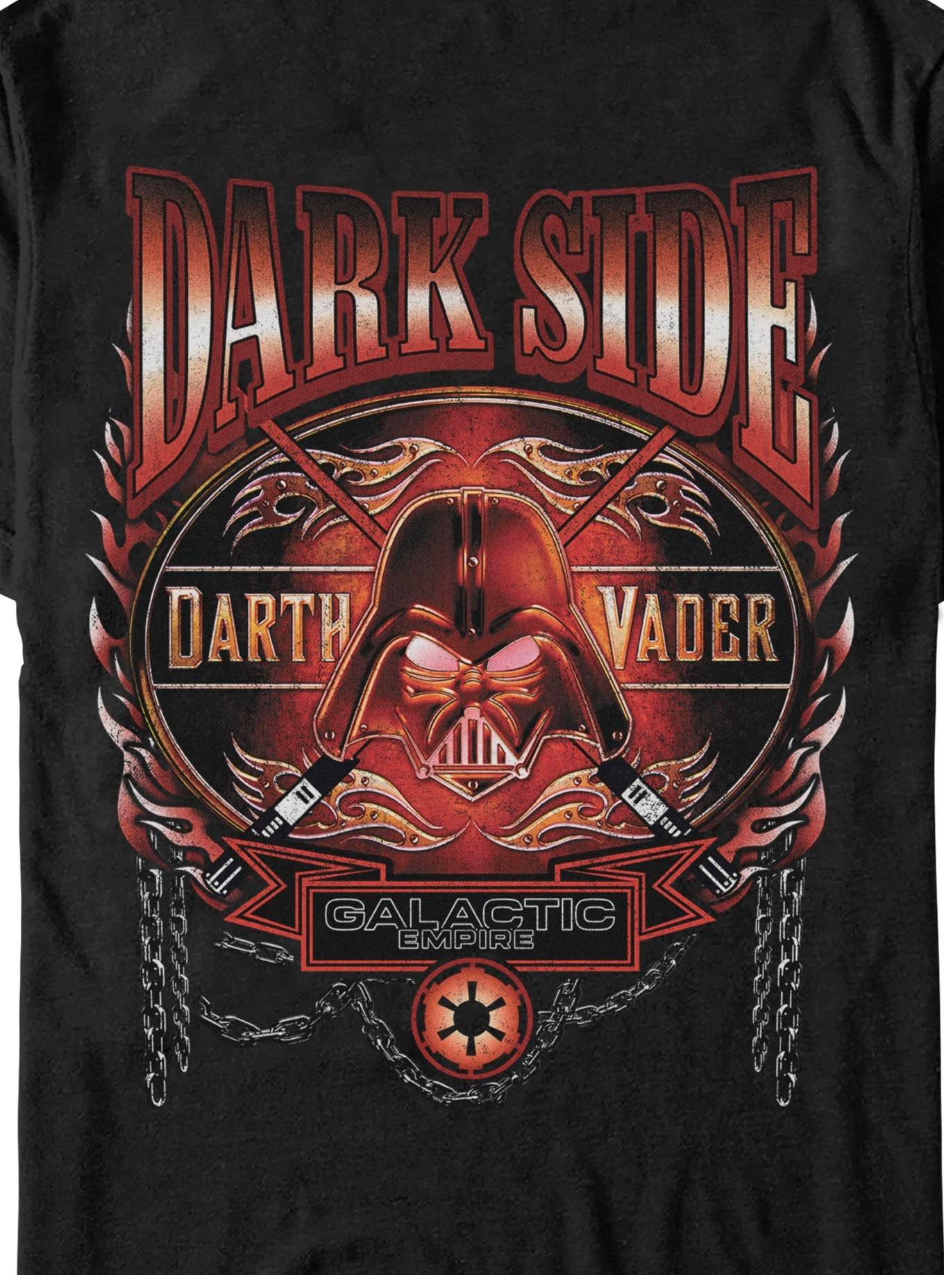 Star Wars Darth Vader Flames T-Shirt Hot Topic Exclusive, BLACK, alternate - view 4