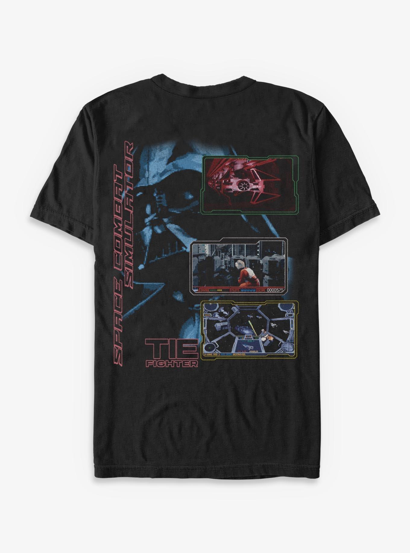 Star Wars Space Combat Simulator Tie Fighter T-Shirt Hot Topic Exclusive, , hi-res