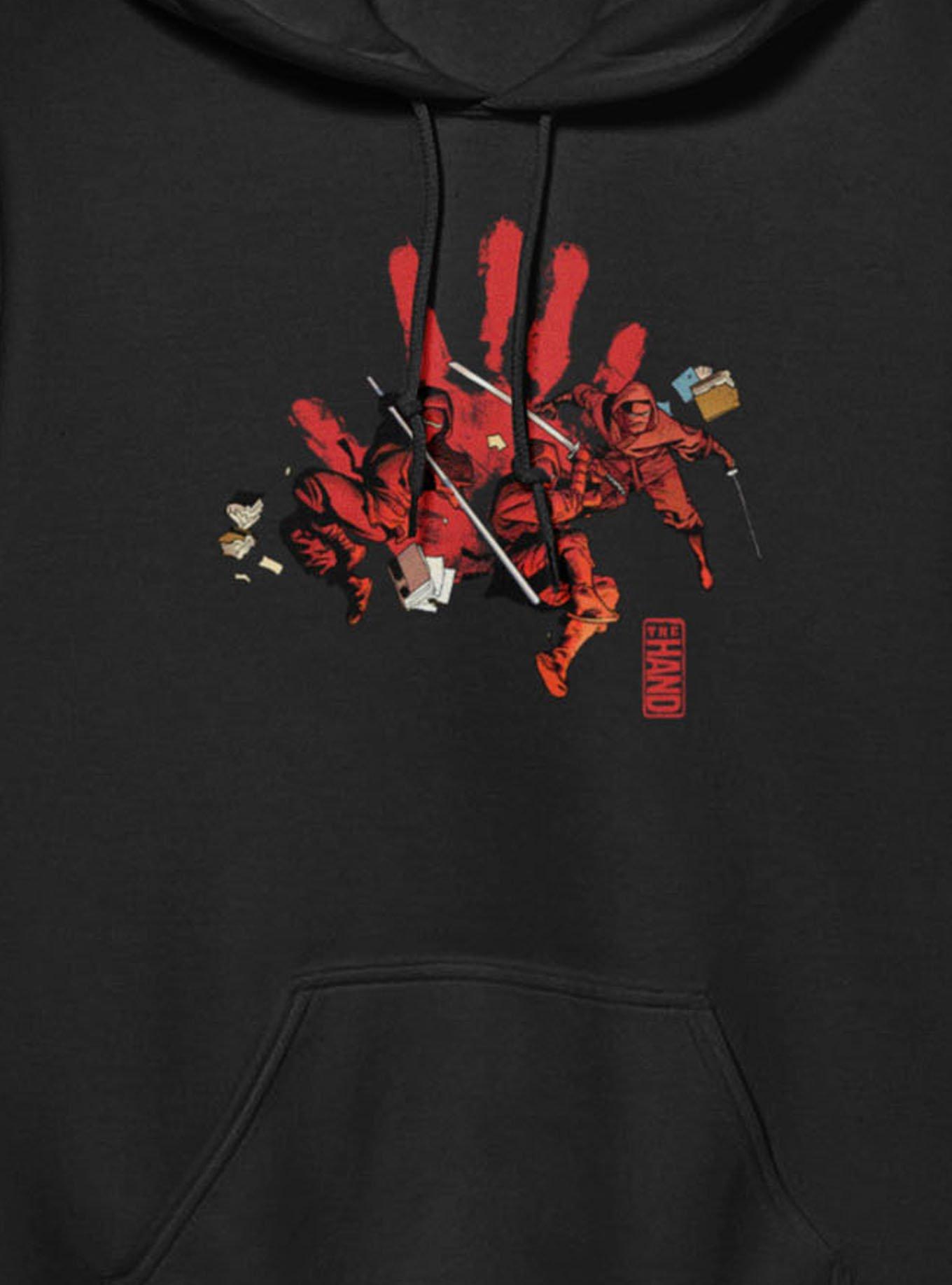 Marvel Comics Retro Red Hand Of Hand Hoodie, , hi-res
