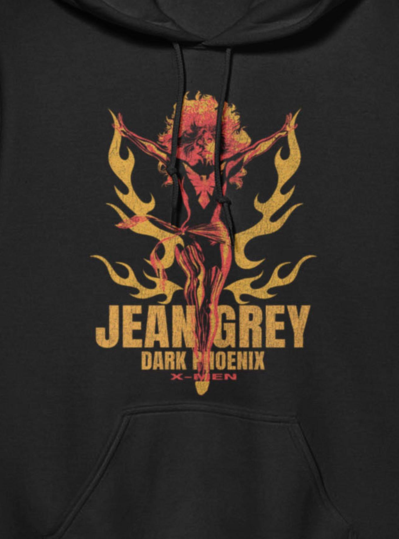 Marvel X-Men Jean Grey Dark Phoenix Orange And Red Flames Hoodie, , hi-res
