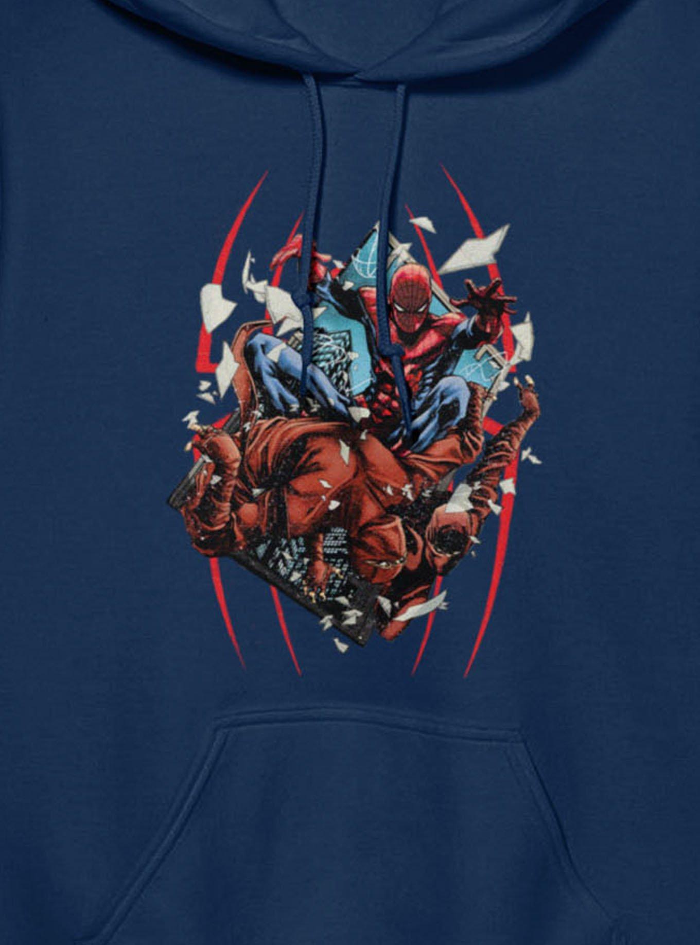 Marvel Spider-Man Hand Through Window Hoodie, , hi-res
