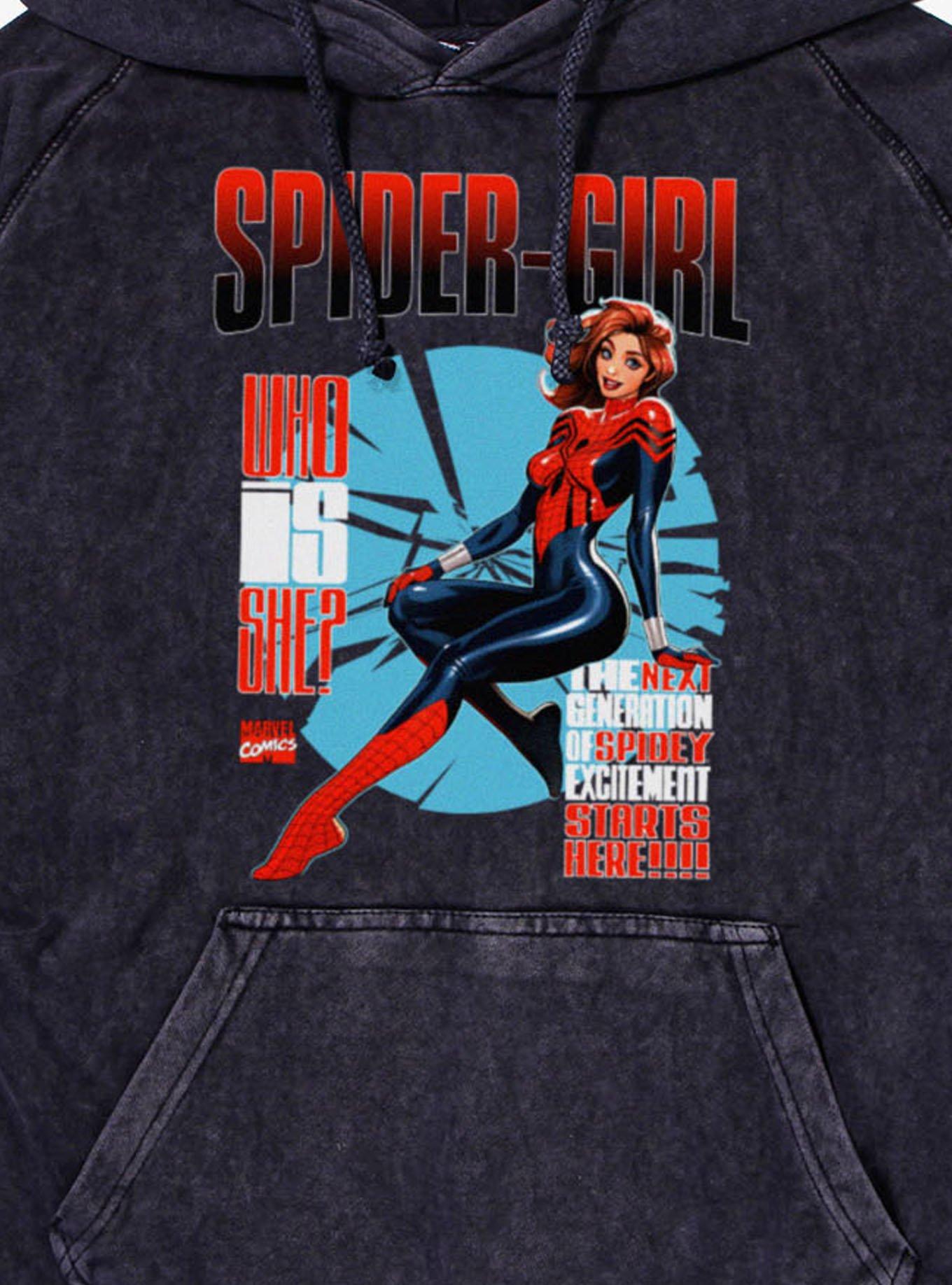 Marvel Spider-Man Who Is Spider-Girl Next Generation Mineral Wash Hoodie, , hi-res