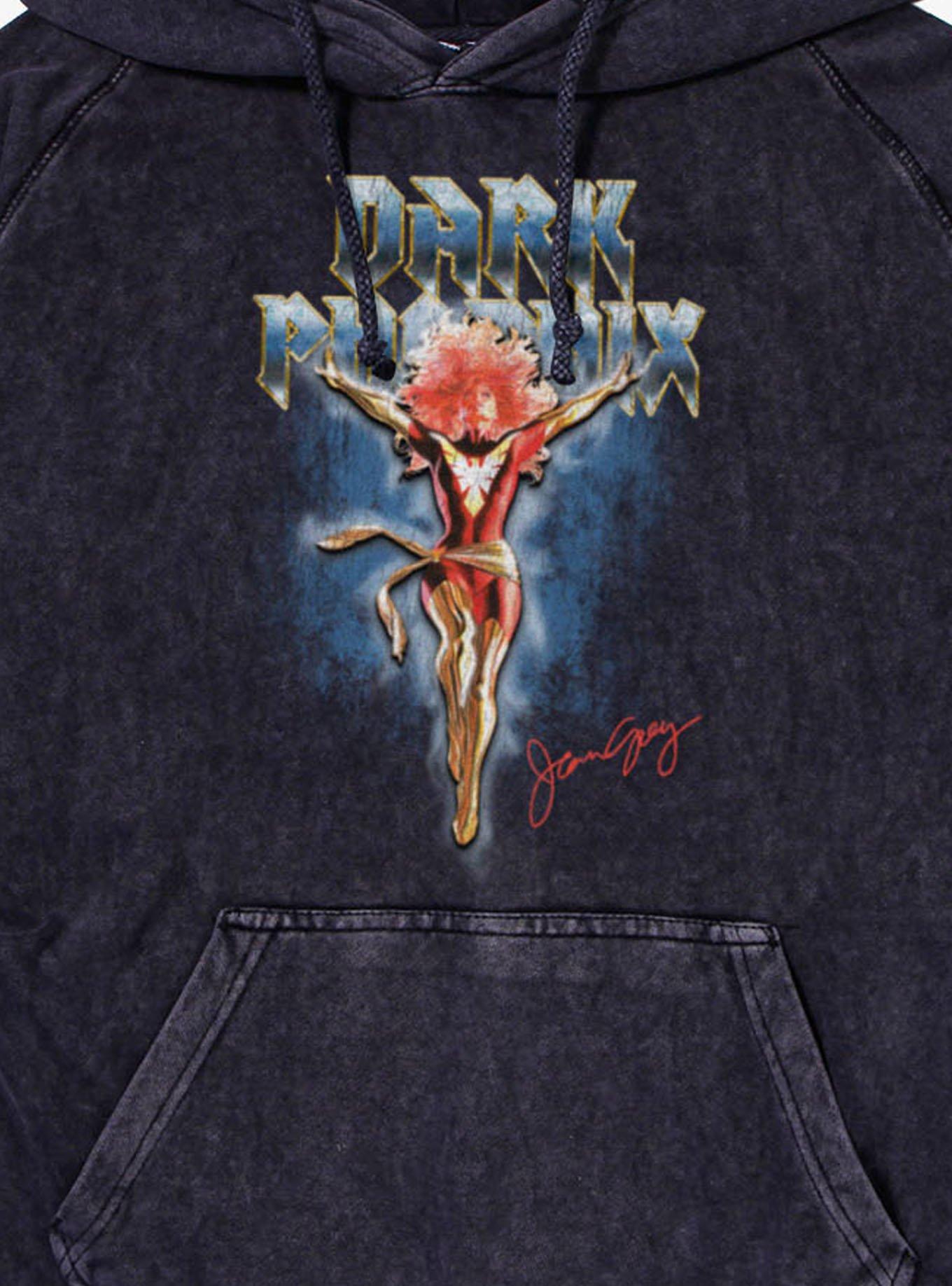 Marvel X-Men Dark Phoenix Ascending Jean Grey Mineral Wash Hoodie, , hi-res