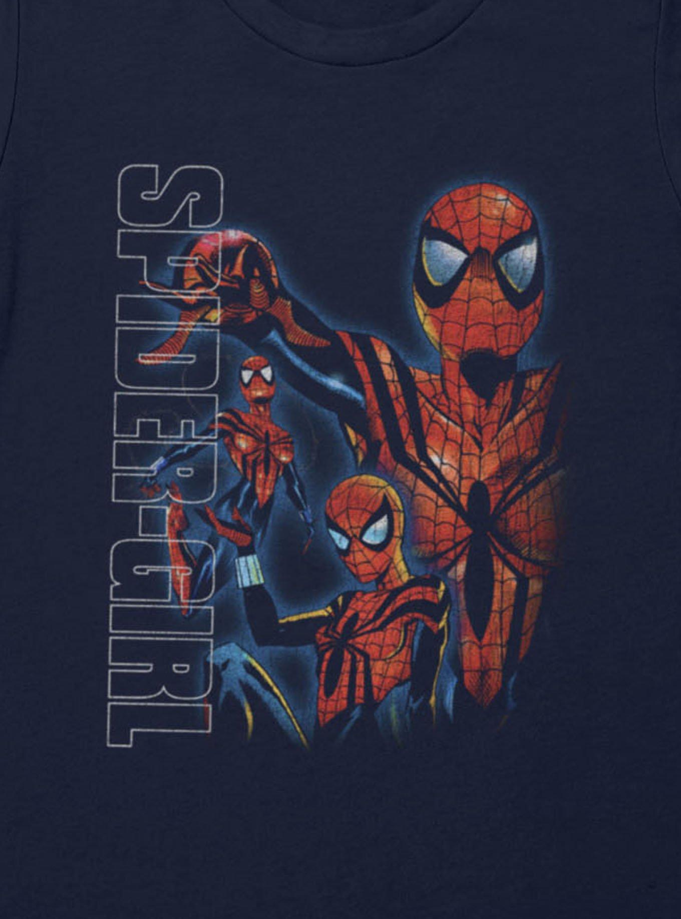 Marvel Spider-Man Spider-Girl Strike A Pose Montage Womens T-Shirt, , hi-res