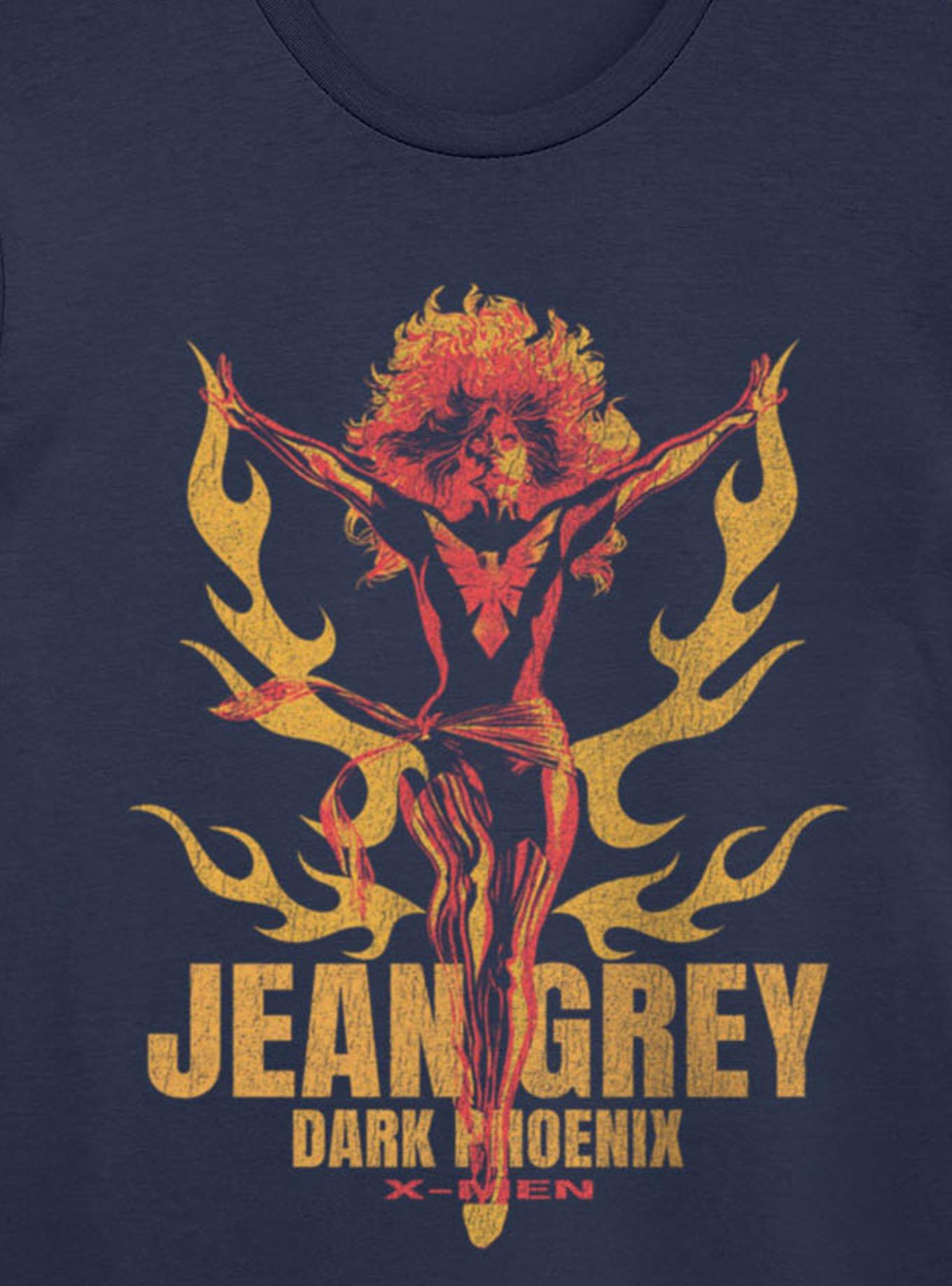 Marvel X-Men Jean Grey Dark Phoenix Orange And Red Flames T-Shirt, , hi-res