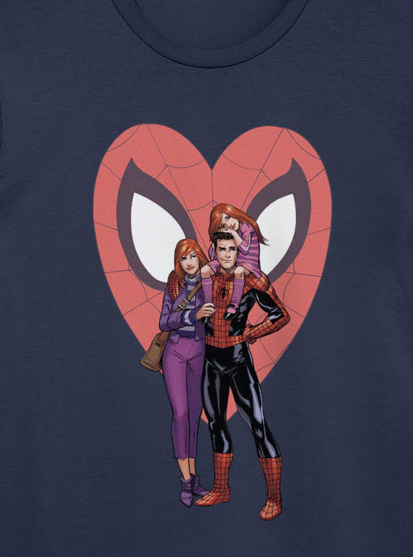 Marvel Spider-Man Spider Family At Heart T-Shirt, , hi-res