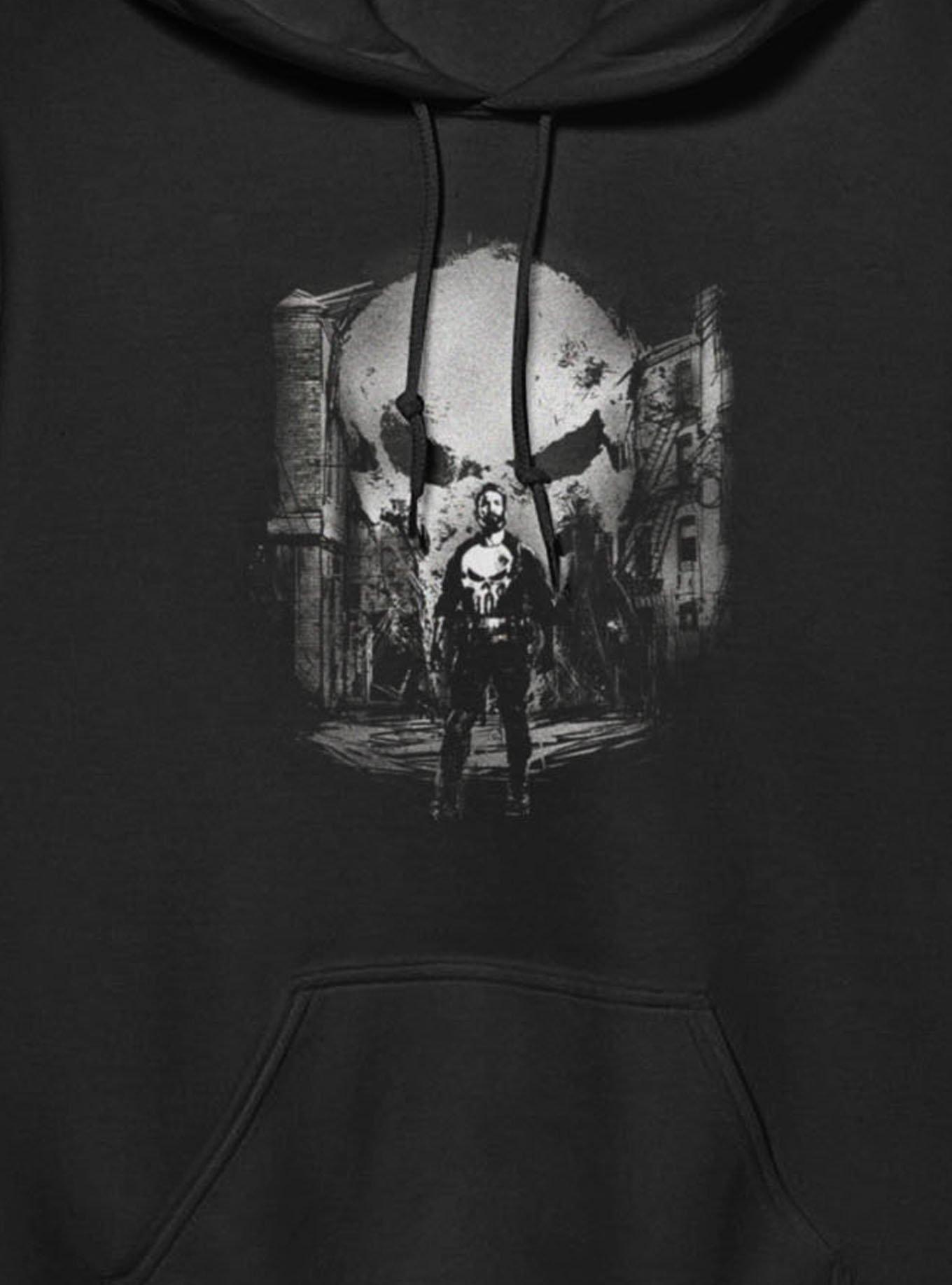 Marvel Punisher City Of Skulls Hoodie, BLACK, alternate - view 2