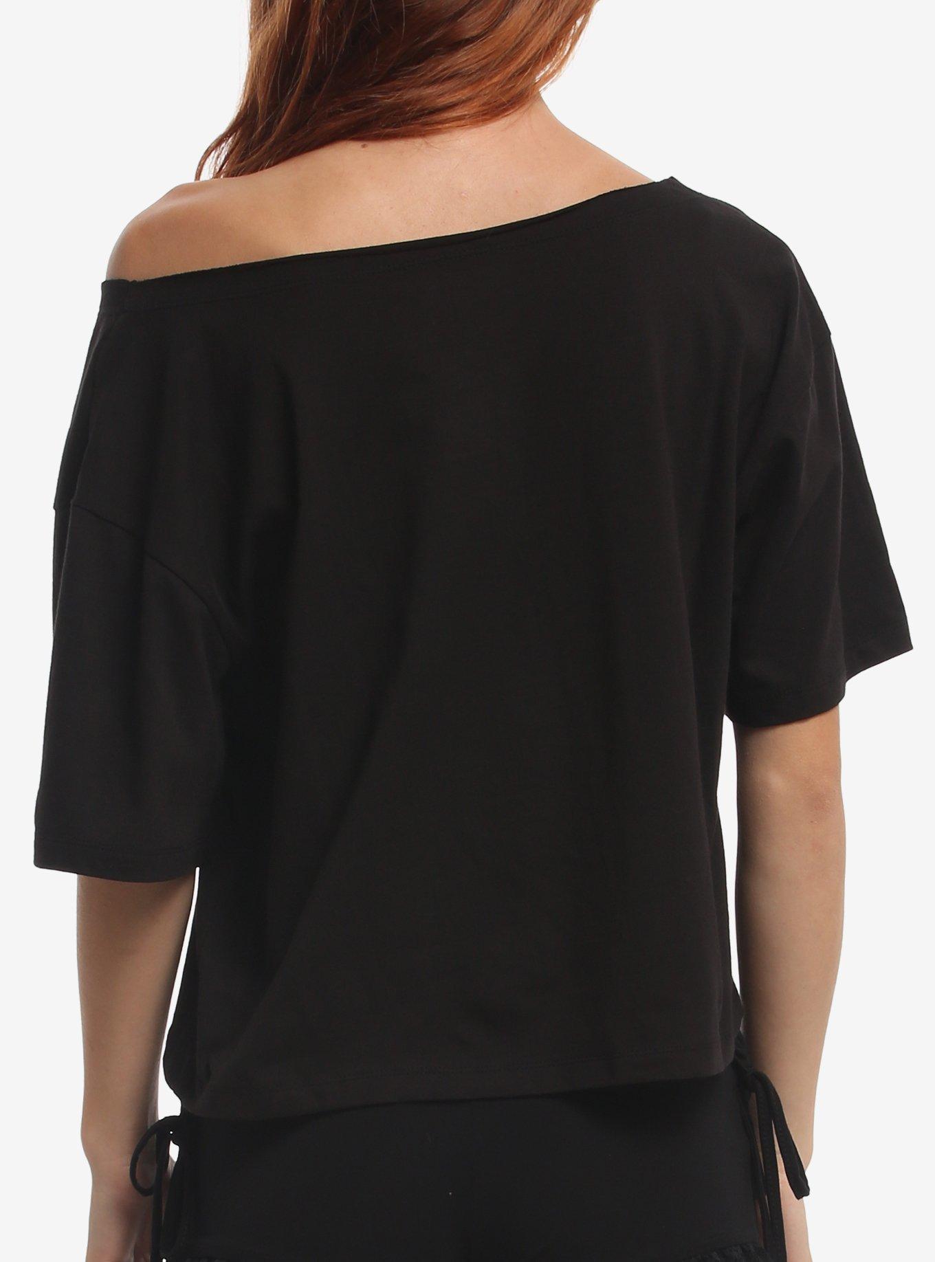 The Love Hypothesis Bee Hive Cafe Girls Off-Shoulder T-Shirt, MULTI, alternate - view 3