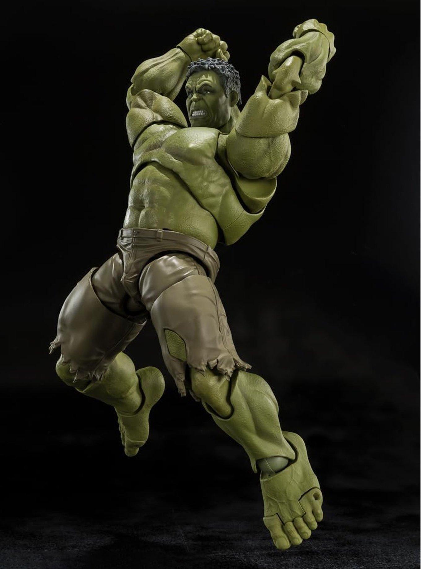 Bandai Namco Marvel Spider-Man: Brand New Day S.H.Figuarts Hulk Figure, , alternate - view 3