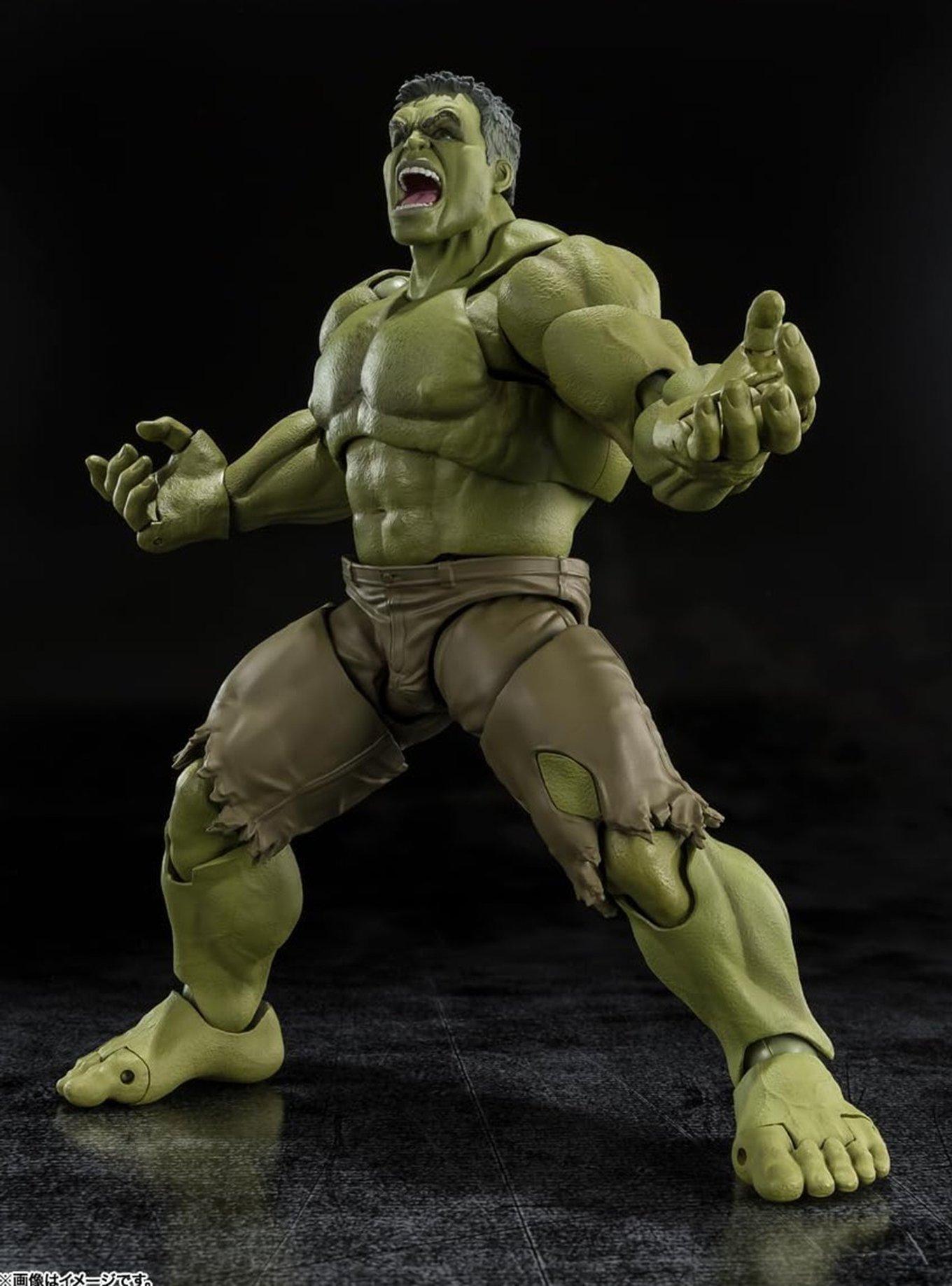 Bandai Namco Marvel Spider-Man: Brand New Day S.H.Figuarts Hulk Figure, , alternate - view 4