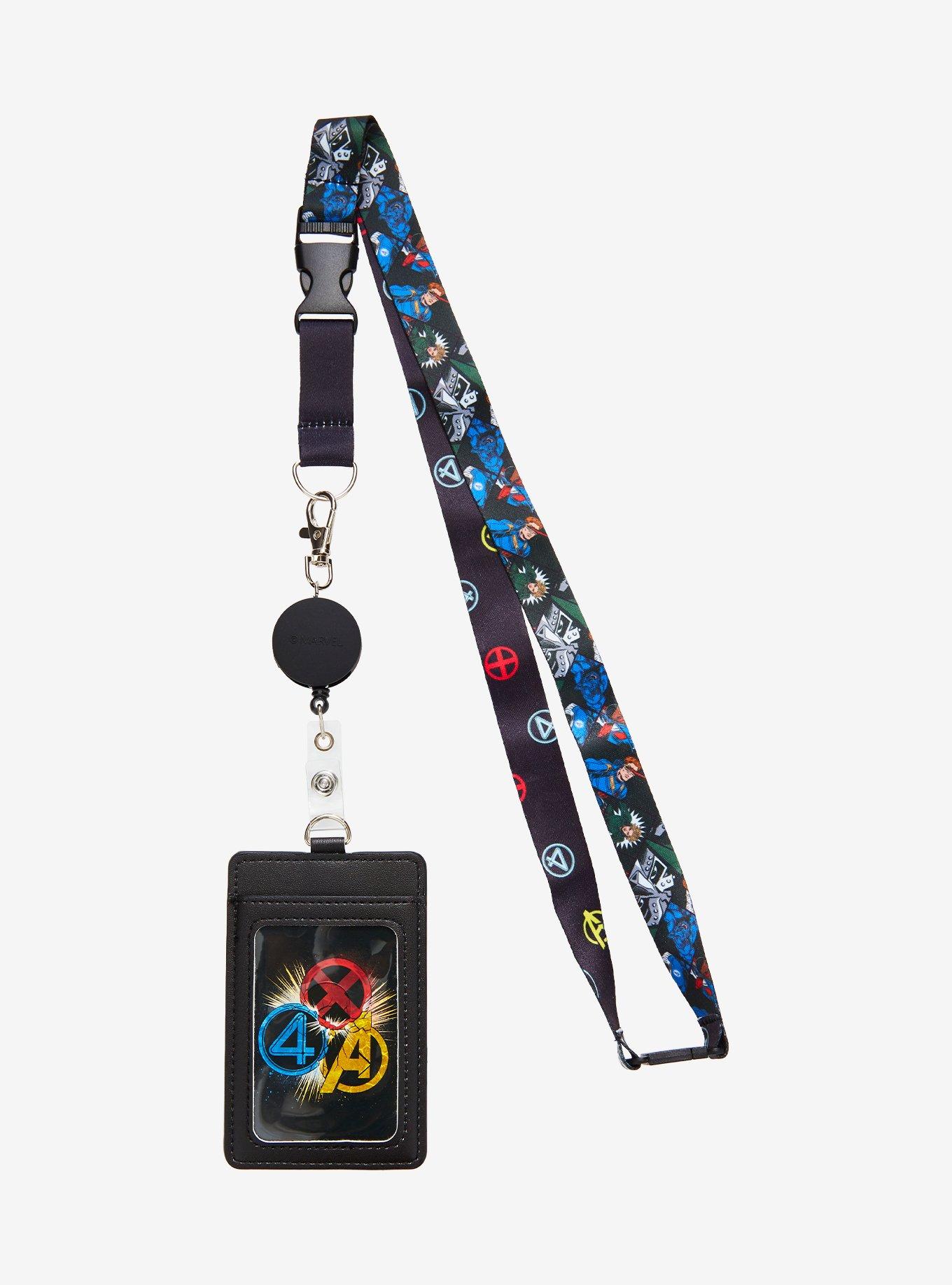 Marvel Avengers: Doomsday Characters Lanyard with Retractable Badge - BoxLunch Exclusive, , alternate - view 2