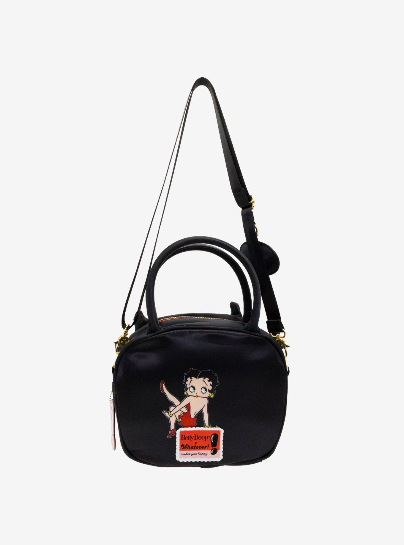 Whatever! Makes You Happy x Betty Boop Face Figural Tote Bag, , alternate - view 3