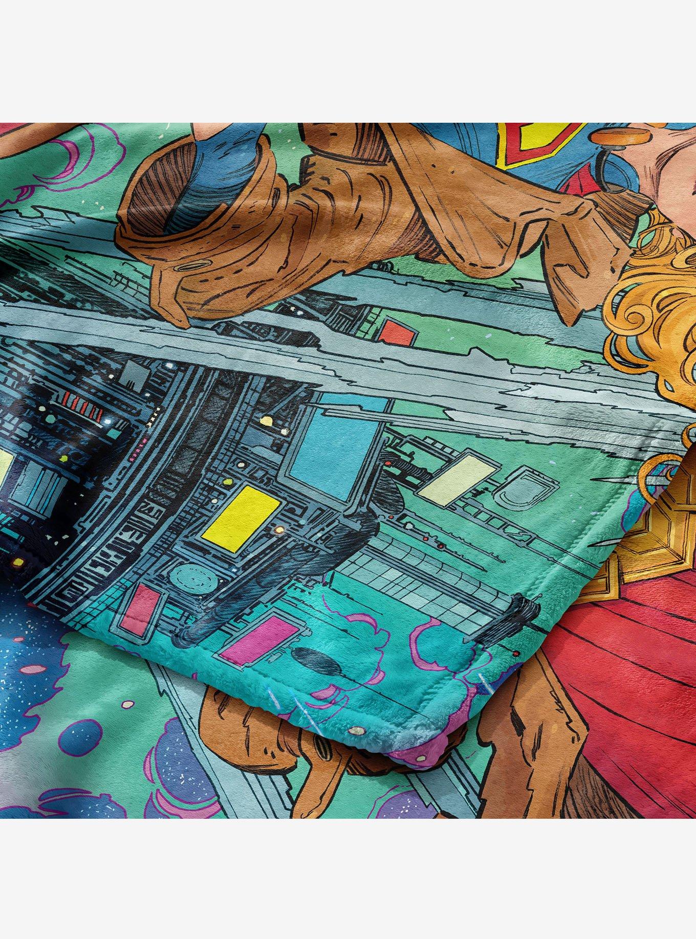 DC Comics Supergirl Pose 46x60" Silk Touch Throw Blanket, , alternate - view 4