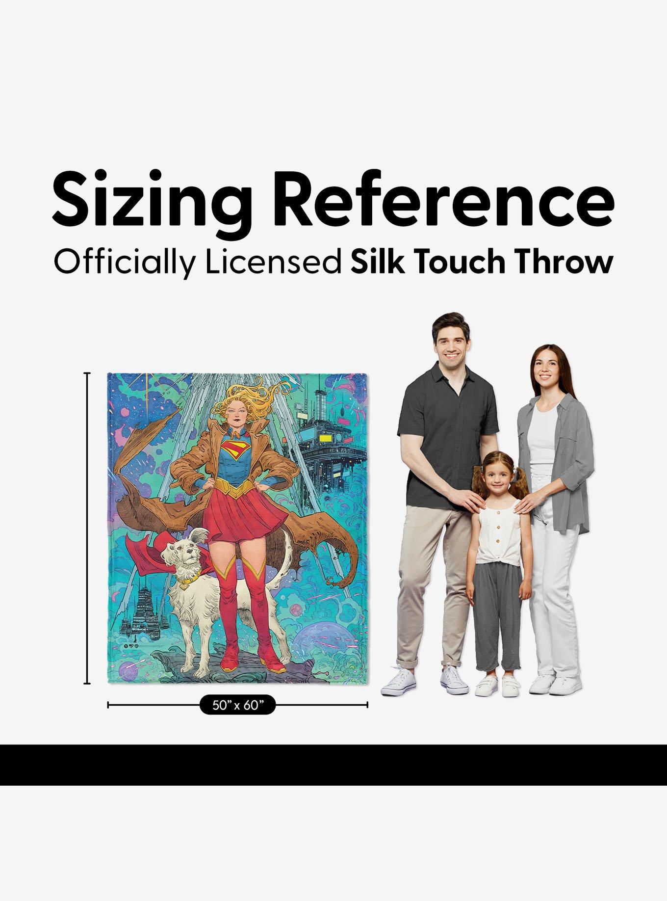 DC Comics Supergirl Pose 50x60" Silk Touch Throw Blanket, , alternate - view 6