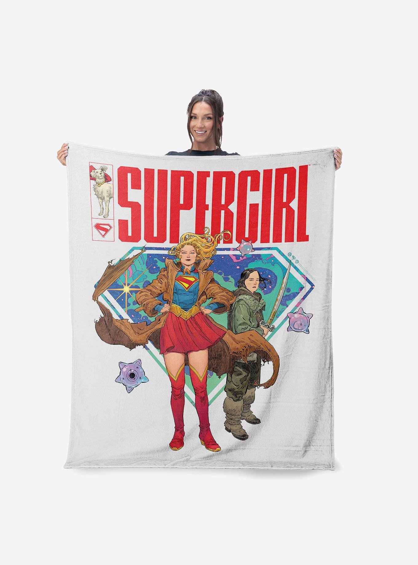 DC Comics Supergirl Save the Day 50x60" Silk Touch Throw Blanket, , hi-res