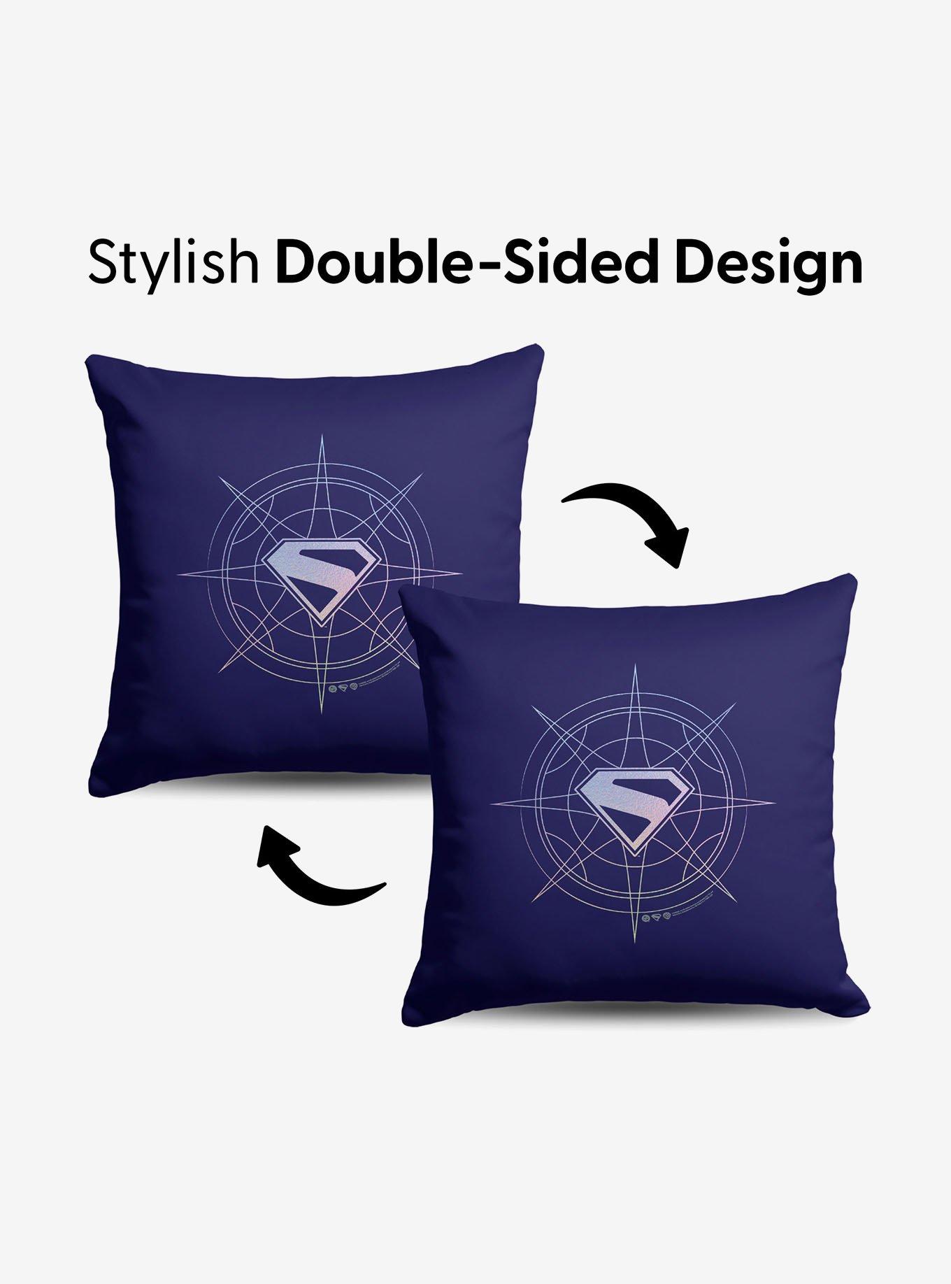 DC Comics Supergirl S Logo Throw Pillow, , alternate - view 6