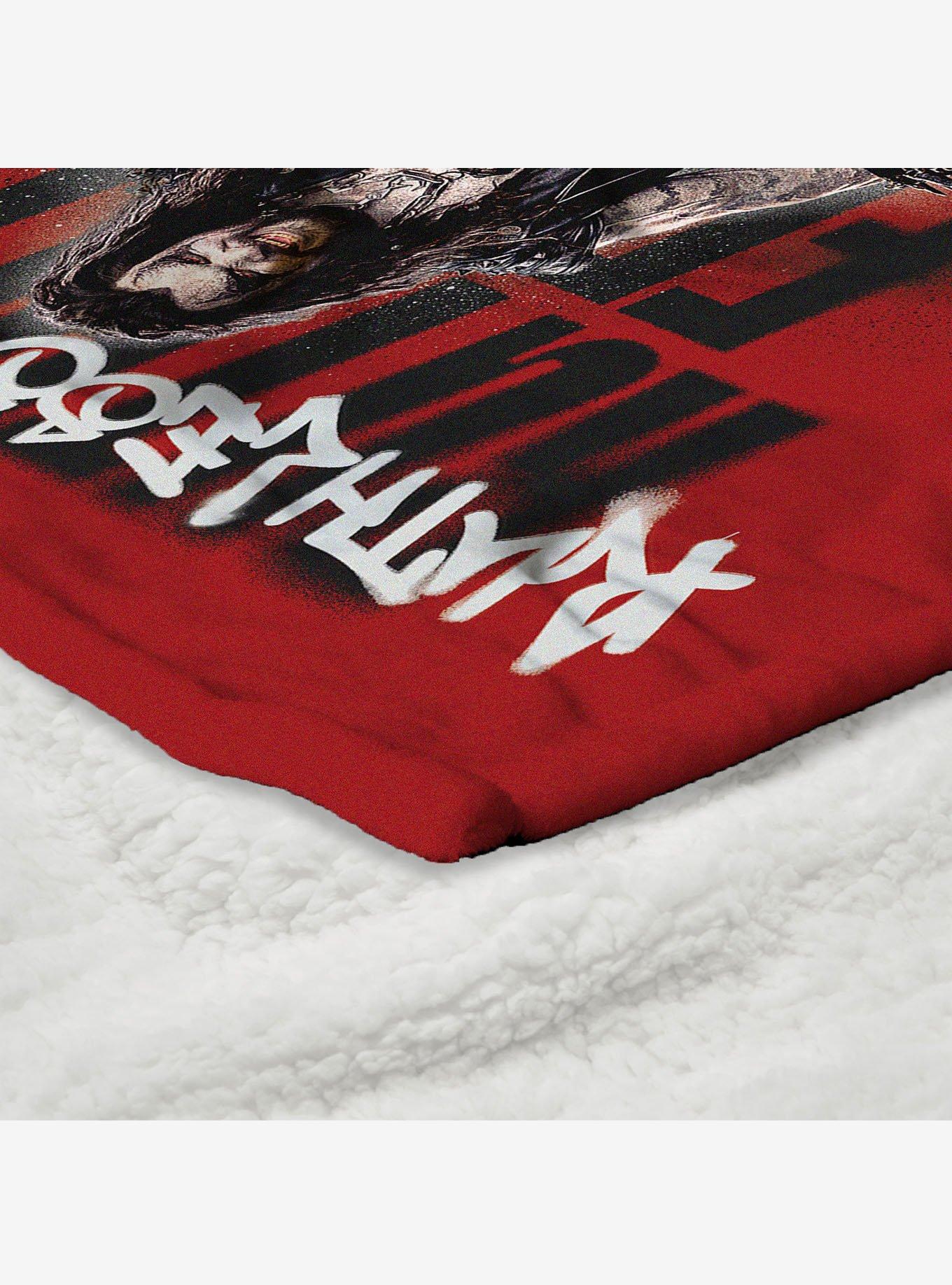 DC Comics Supergirl Ruthless and Fearless Silk Touch Sherpa Throw Blanket, , alternate - view 5