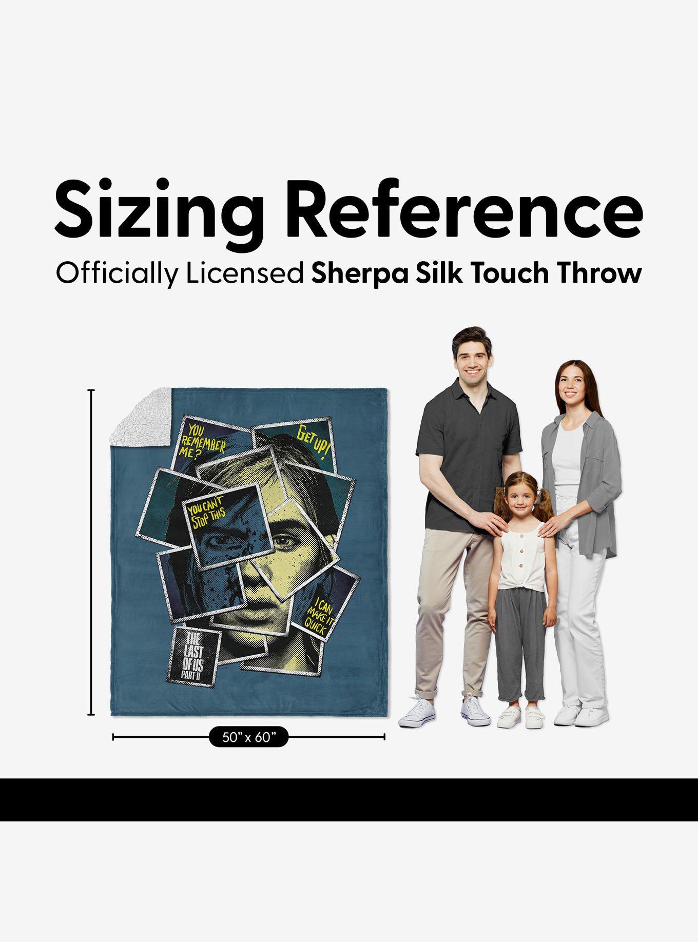 The Last of Us Remember Me Silk Touch Sherpa Throw Blanket, , alternate - view 6