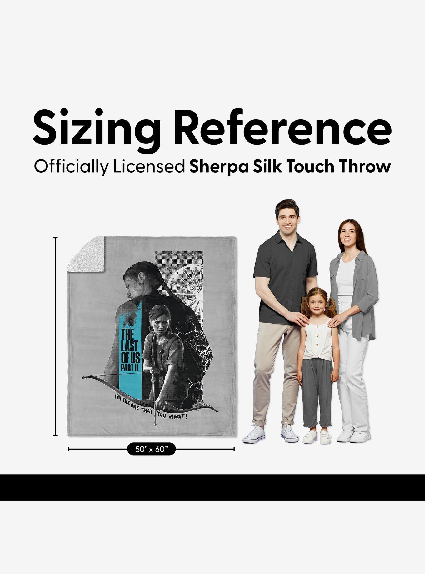 The Last of Us One You Want Silk Touch Sherpa Throw Blanket, , alternate - view 6