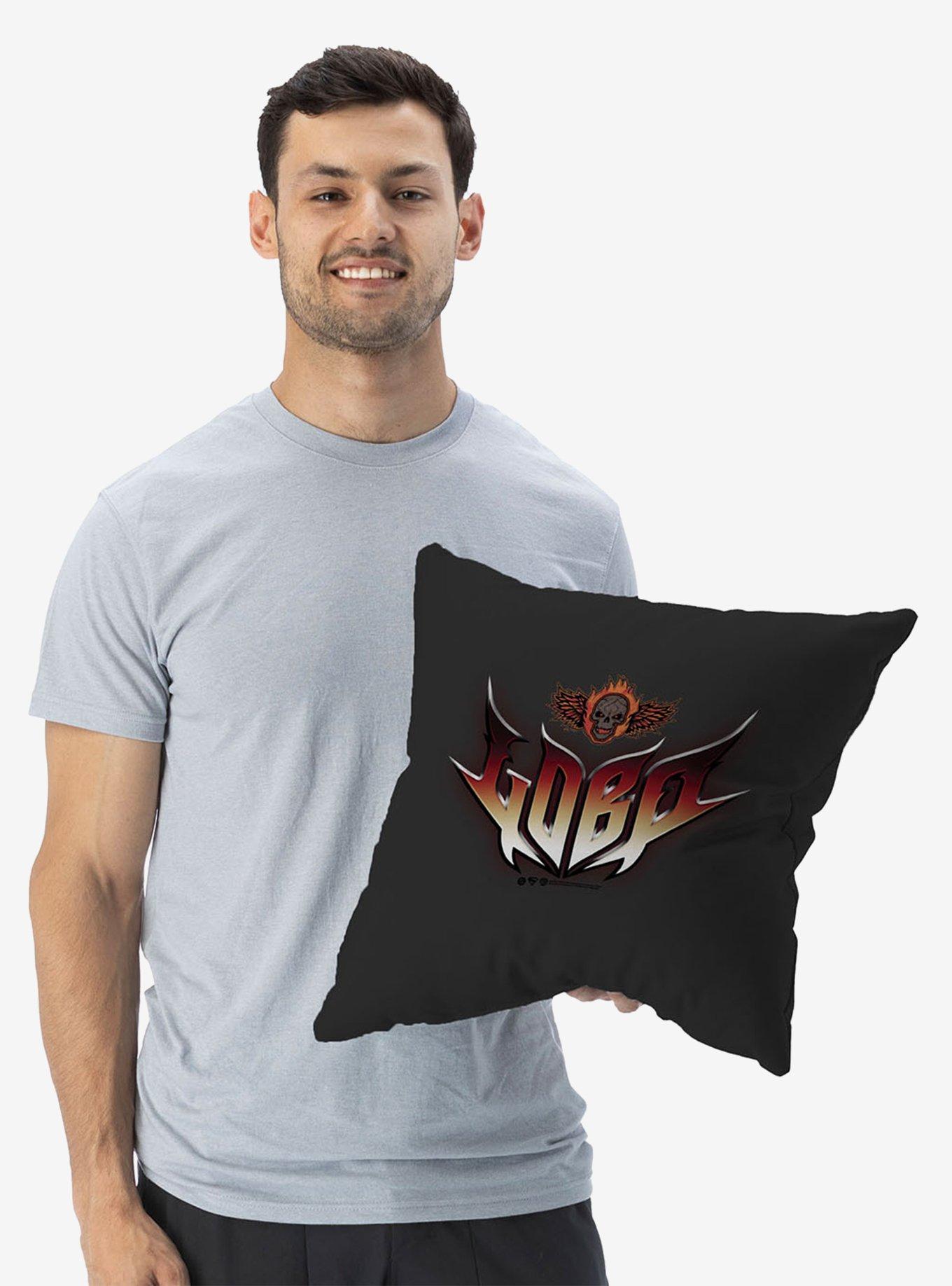 DC Comics Supergirl Lobo Logo Throw Pillow, , alternate - view 3