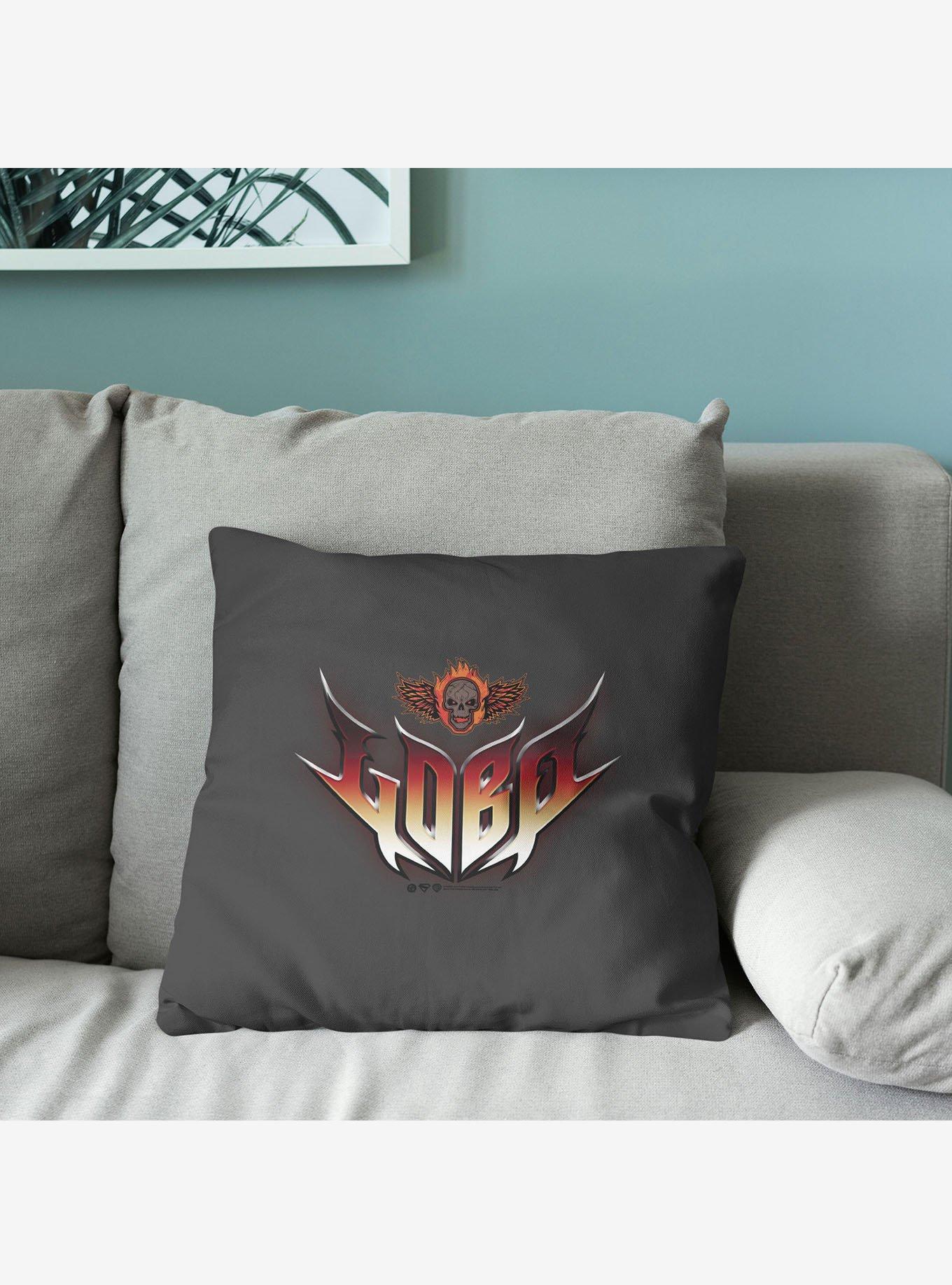 DC Comics Supergirl Lobo Logo Throw Pillow, , alternate - view 4