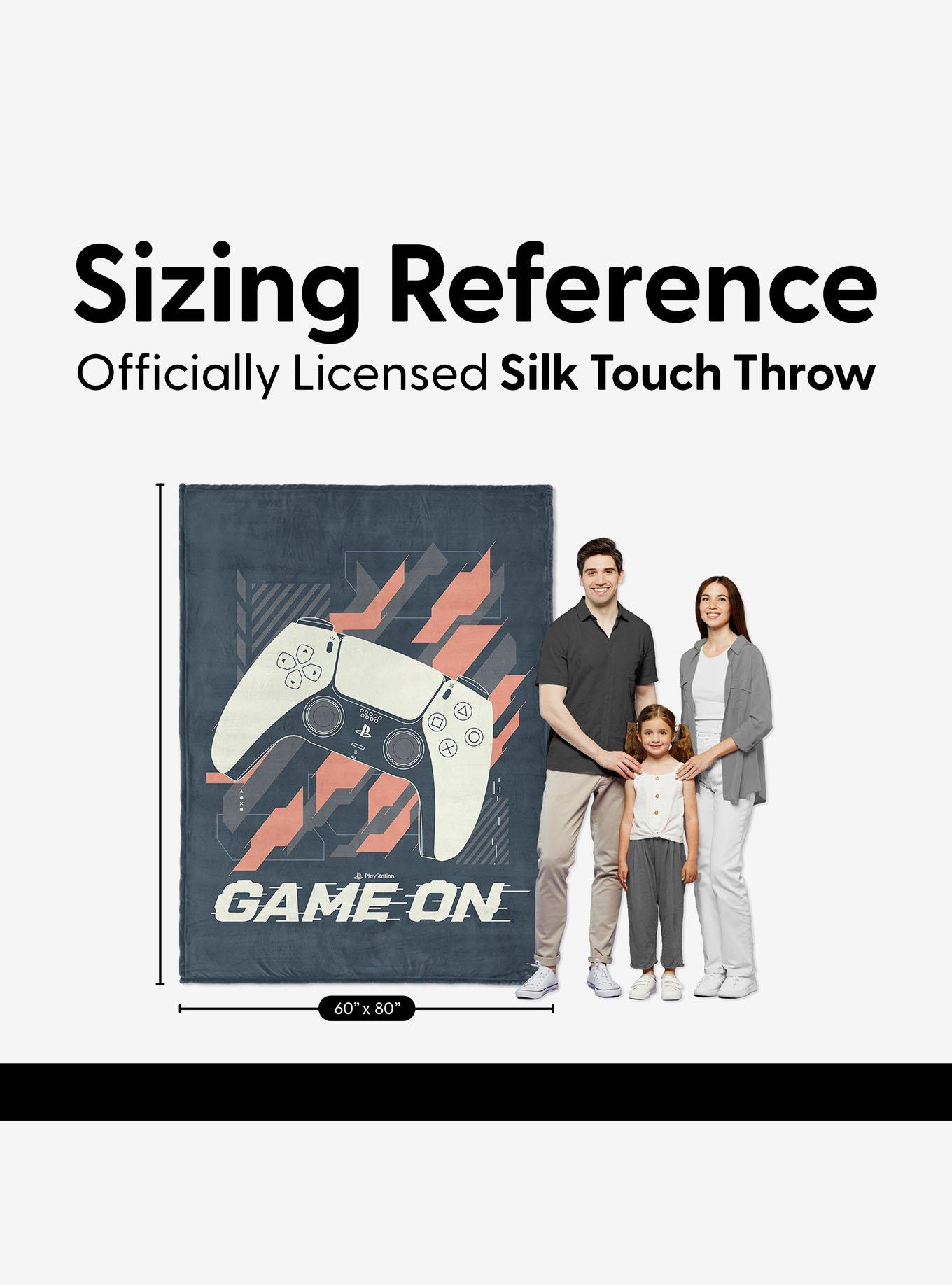 PlayStation Game On 60x80" Silk Touch Throw Blanket, , alternate - view 5