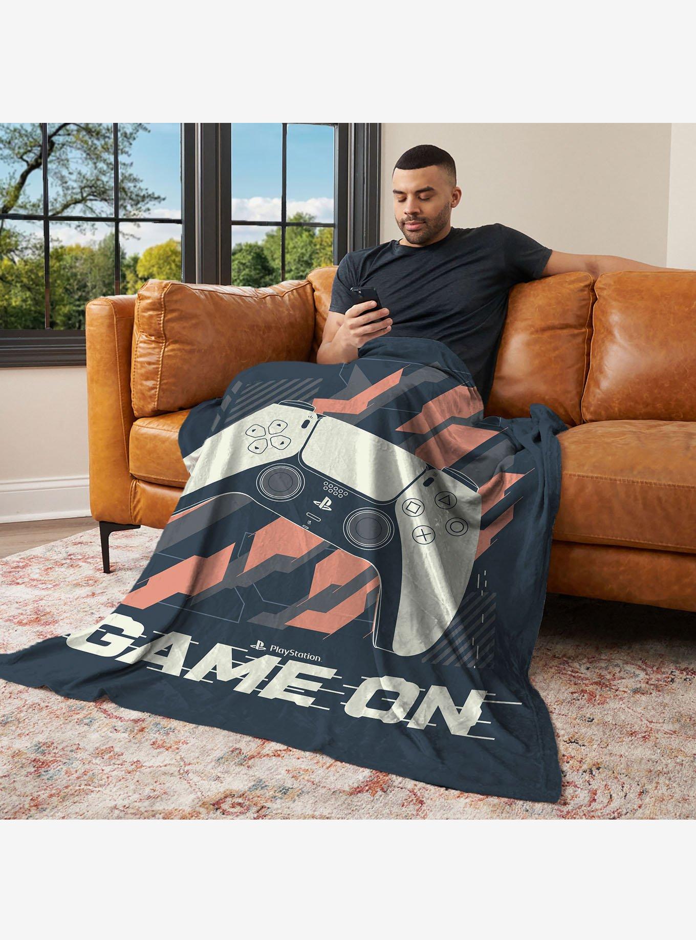 PlayStation Game On 50x60" Silk Touch Throw Blanket, , alternate - view 3