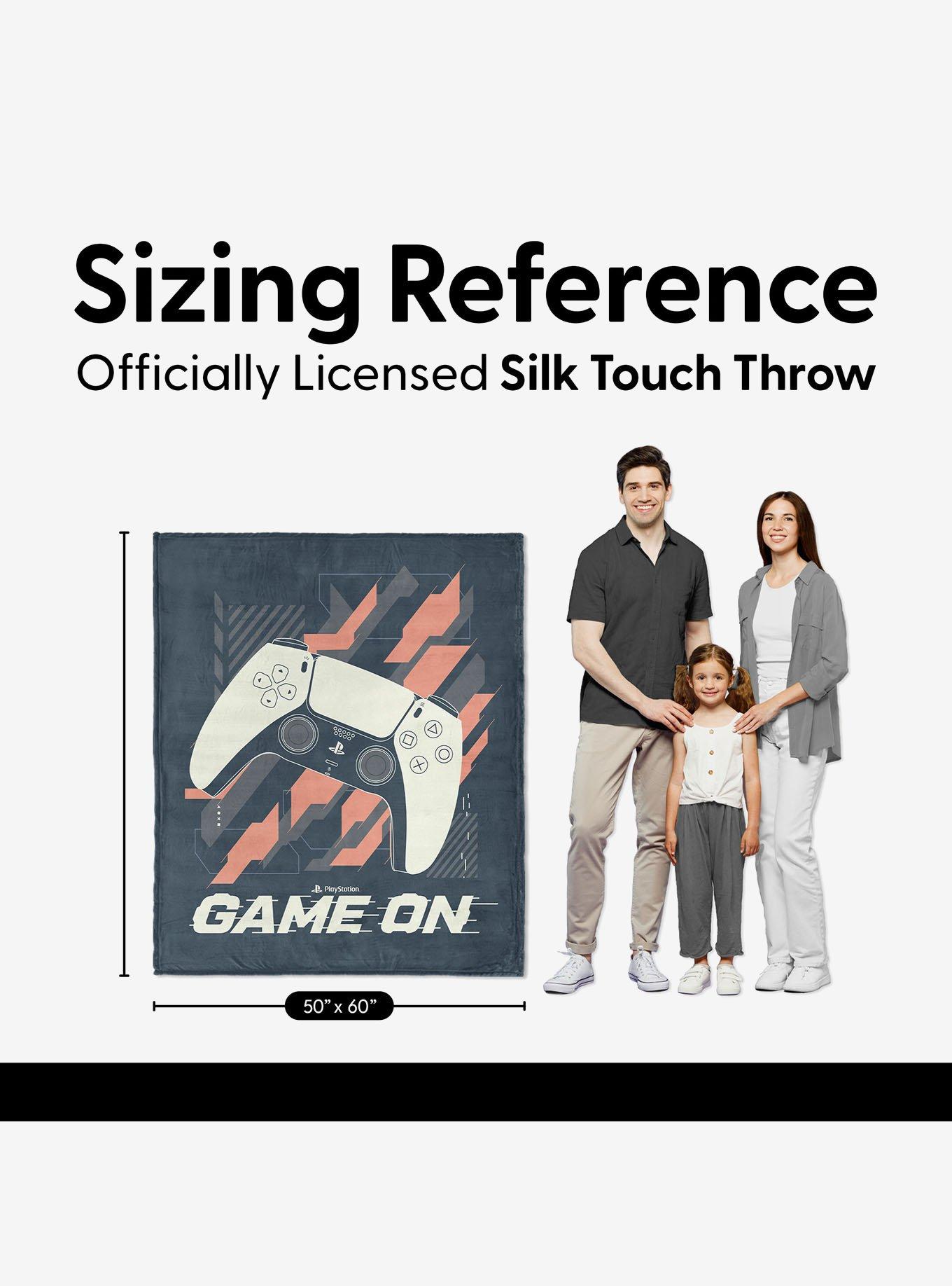 PlayStation Game On 50x60" Silk Touch Throw Blanket, , alternate - view 6