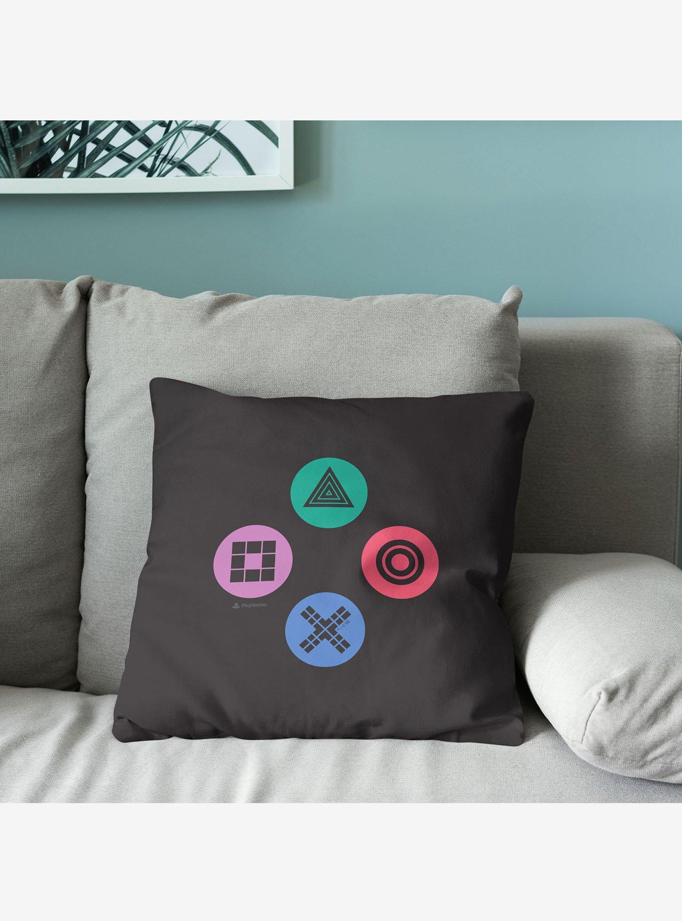 PlayStation Buttons Throw Pillow, , alternate - view 4