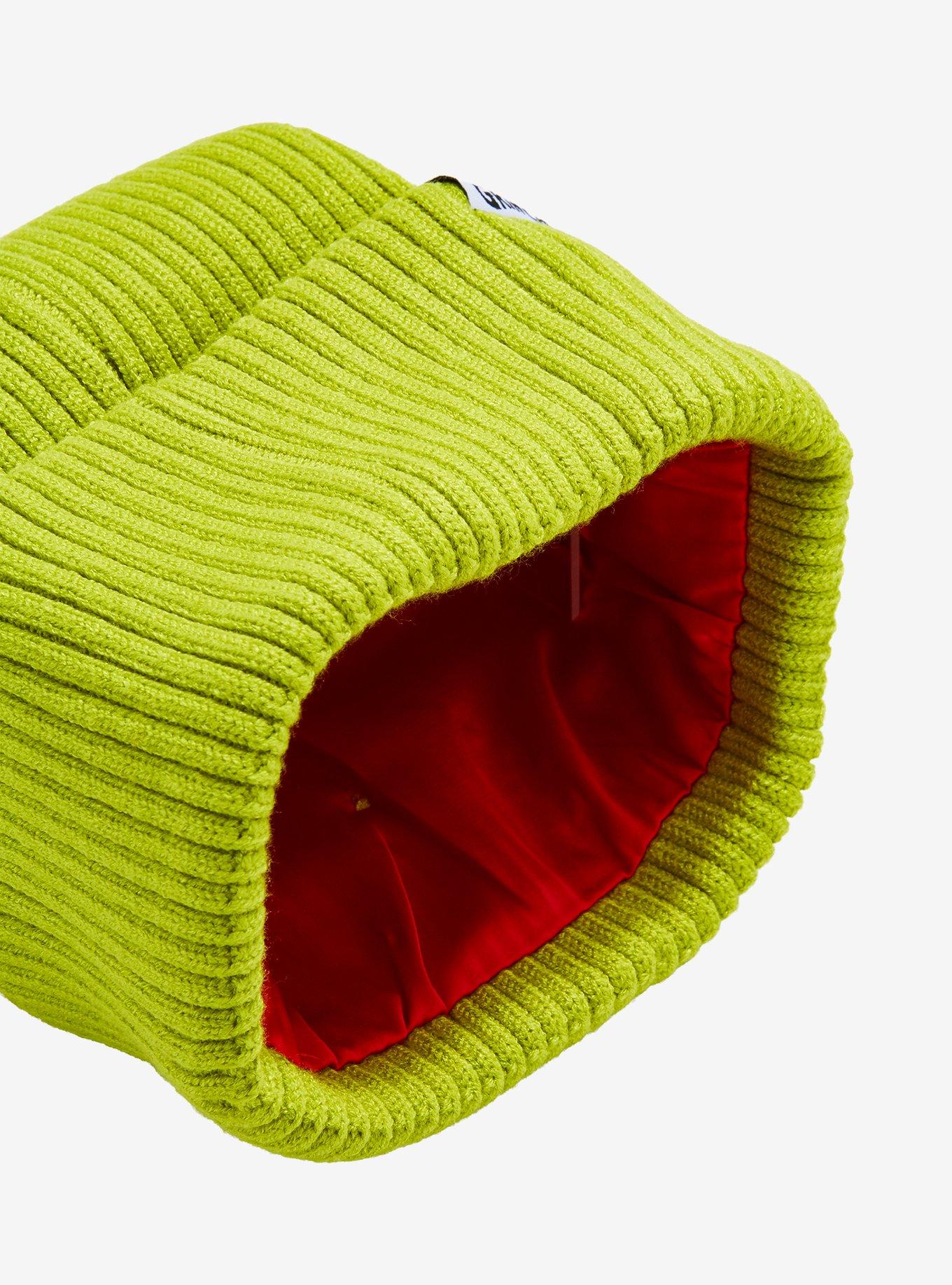 Dr. Seuss How The Grinch Stole Christmas! Ribbed Beanie, , alternate - view 3