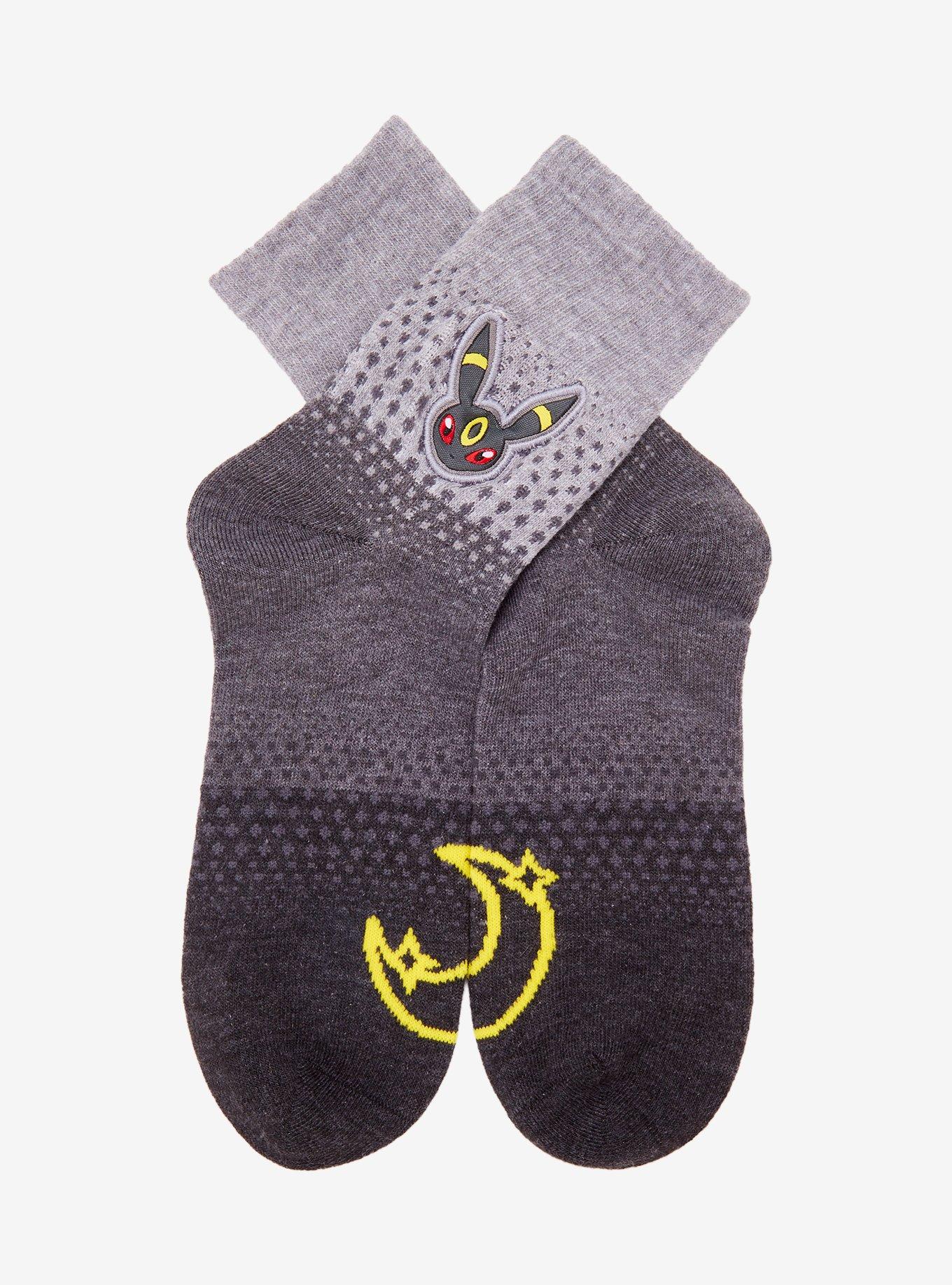 Pokémon Umbreon Quarter Crew Socks - BoxLunch Exclusive