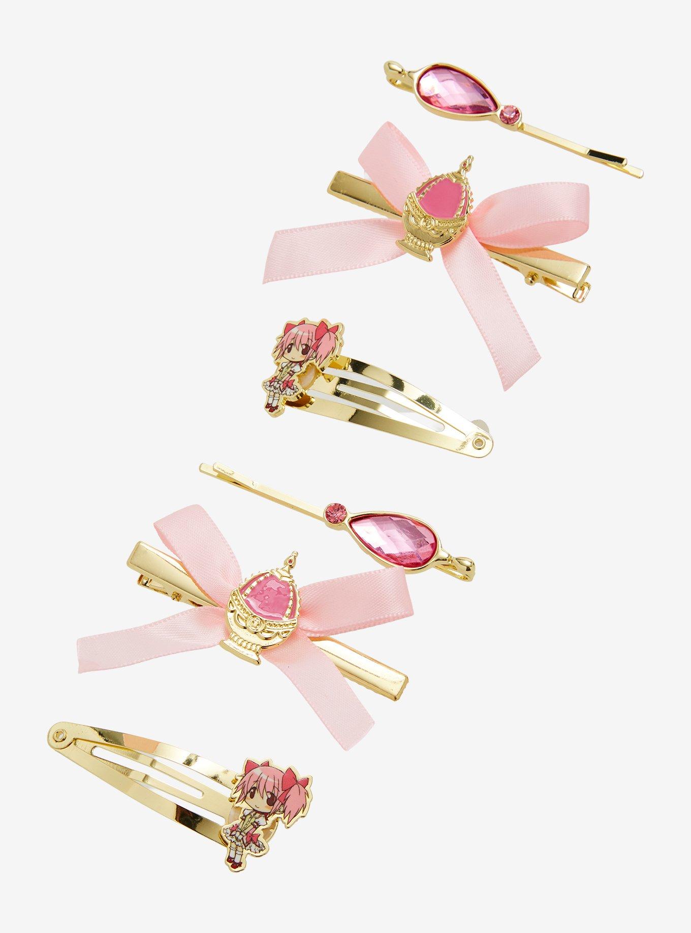 Puella Magi Madoka Magica Madoka Hair Clip Set, , alternate - view 3