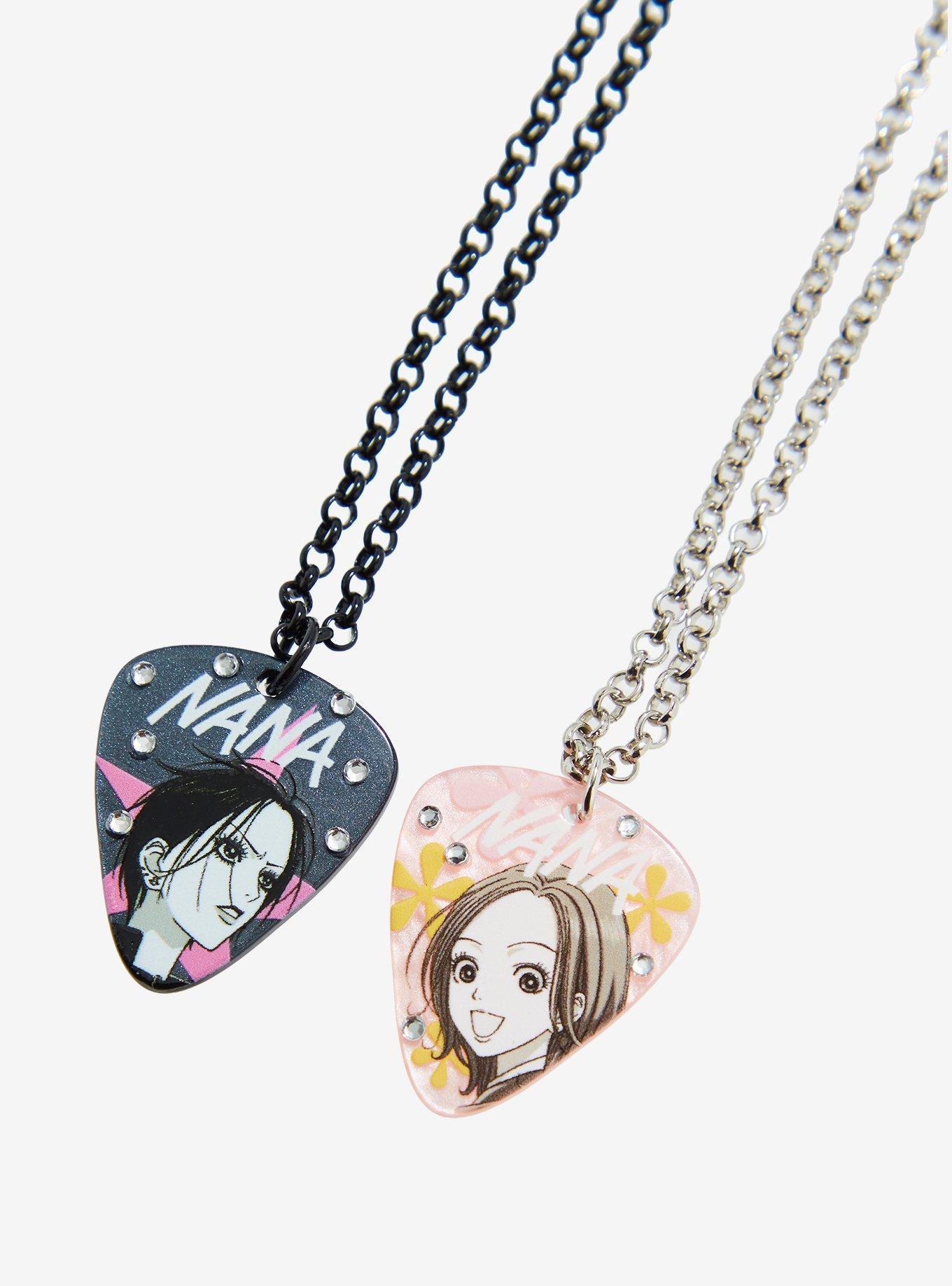 Nana Guitar Pick Best Friend Necklace Set, , alternate - view 3