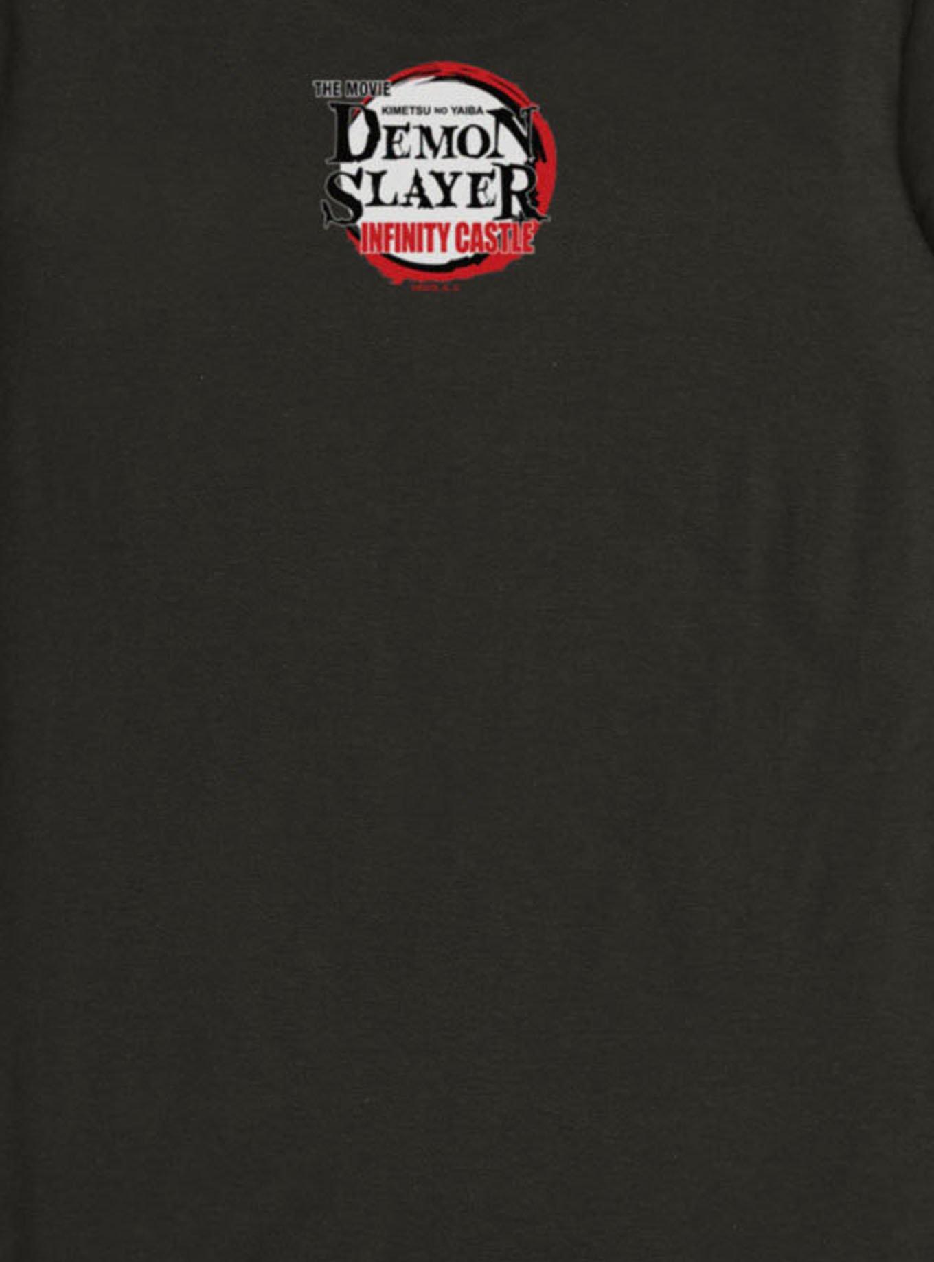 Demon Slayer Infinity Castle Water Splash Poster T-Shirt, BLACK, alternate - view 4
