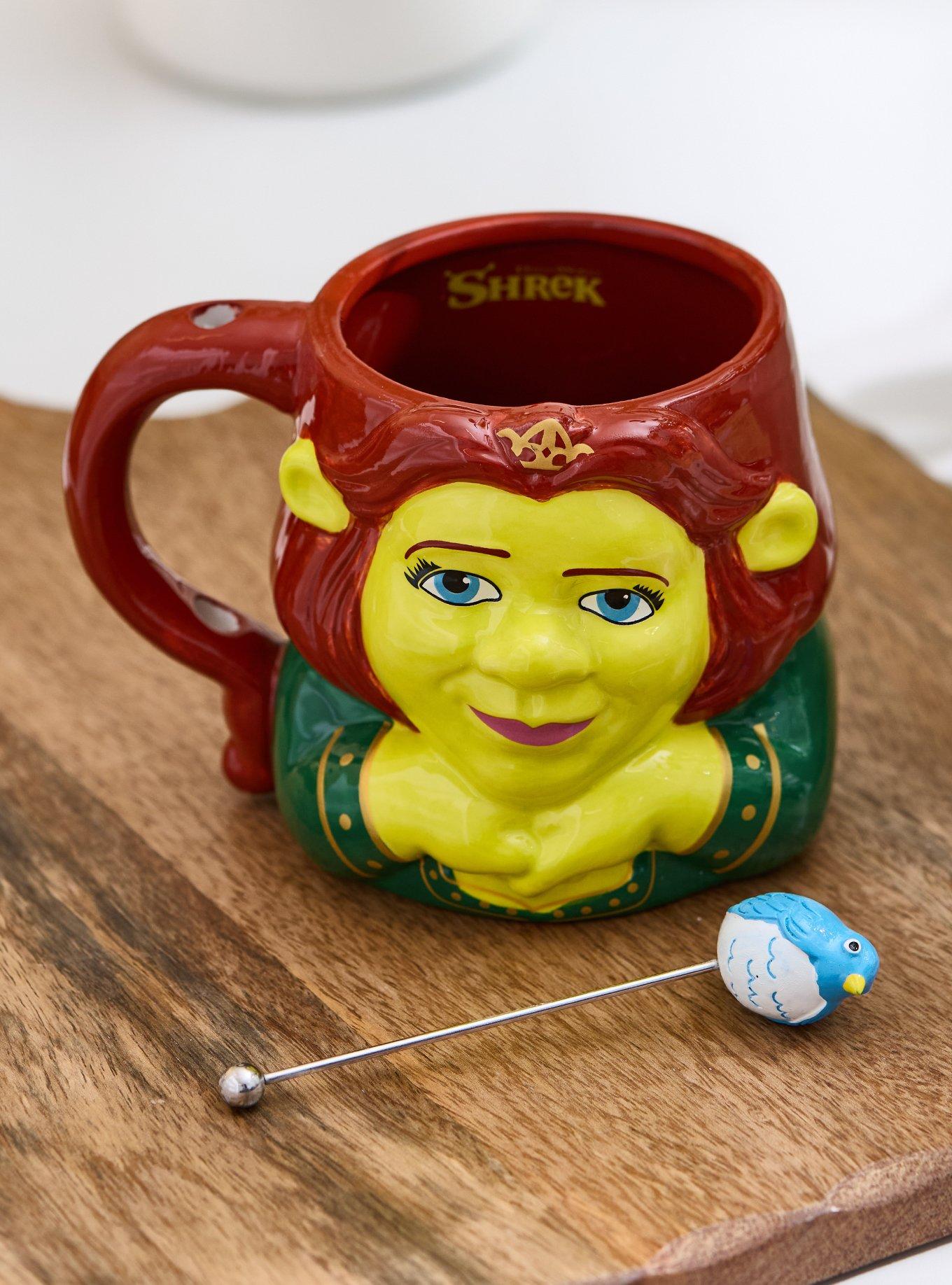 DreamWorks Shrek Fiona Figural Mug with Stirrer, , alternate - view 3