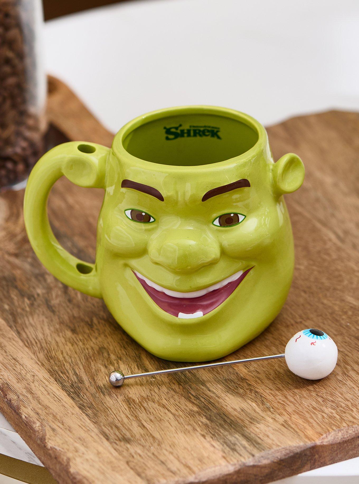 DreamWorks Shrek Figural Mug with Stirrer, , alternate - view 3