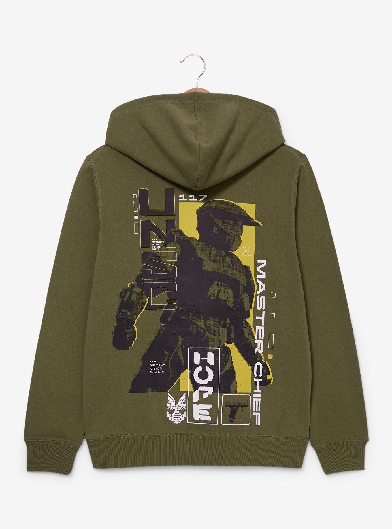 Halo Master Chief Zippered Hoodie - BoxLunch Exclusive