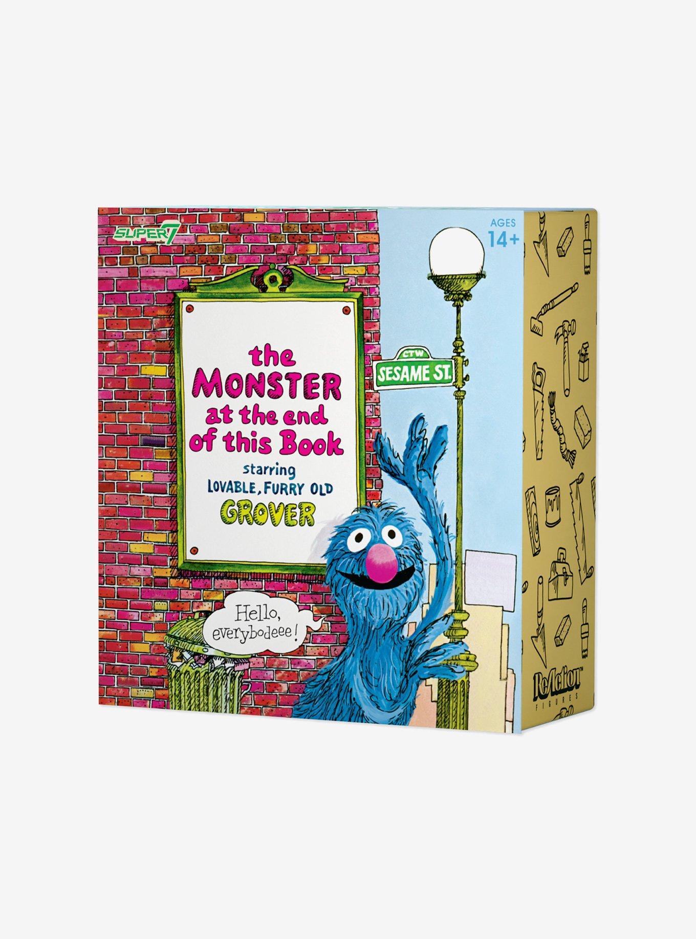 Super 7 Sesame Street ReAction The Monster at the End of This Book Grover Figure, , alternate - view 2