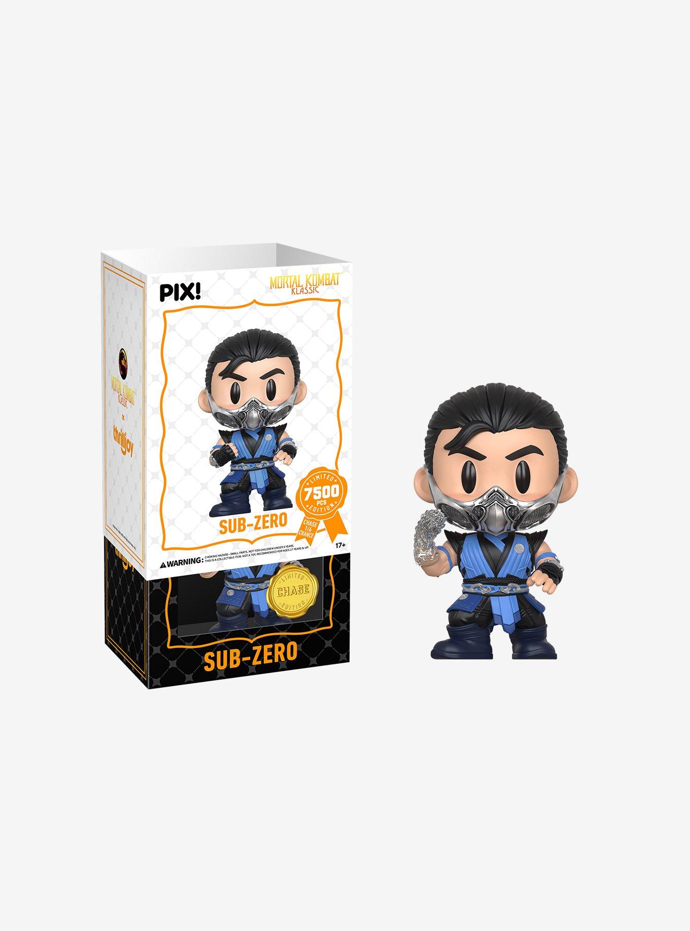 Thrilljoy Mortal Kombat Klassic Pix! Sub-Zero Vinyl Figure, , alternate - view 3
