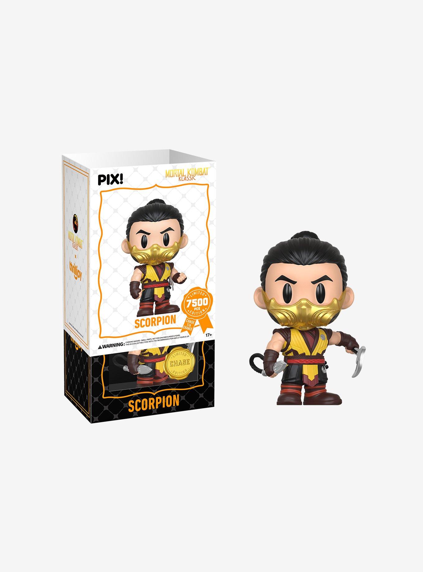 Thrilljoy Mortal Kombat Klassic Pix! Scorpion Vinyl Figure, , alternate - view 3