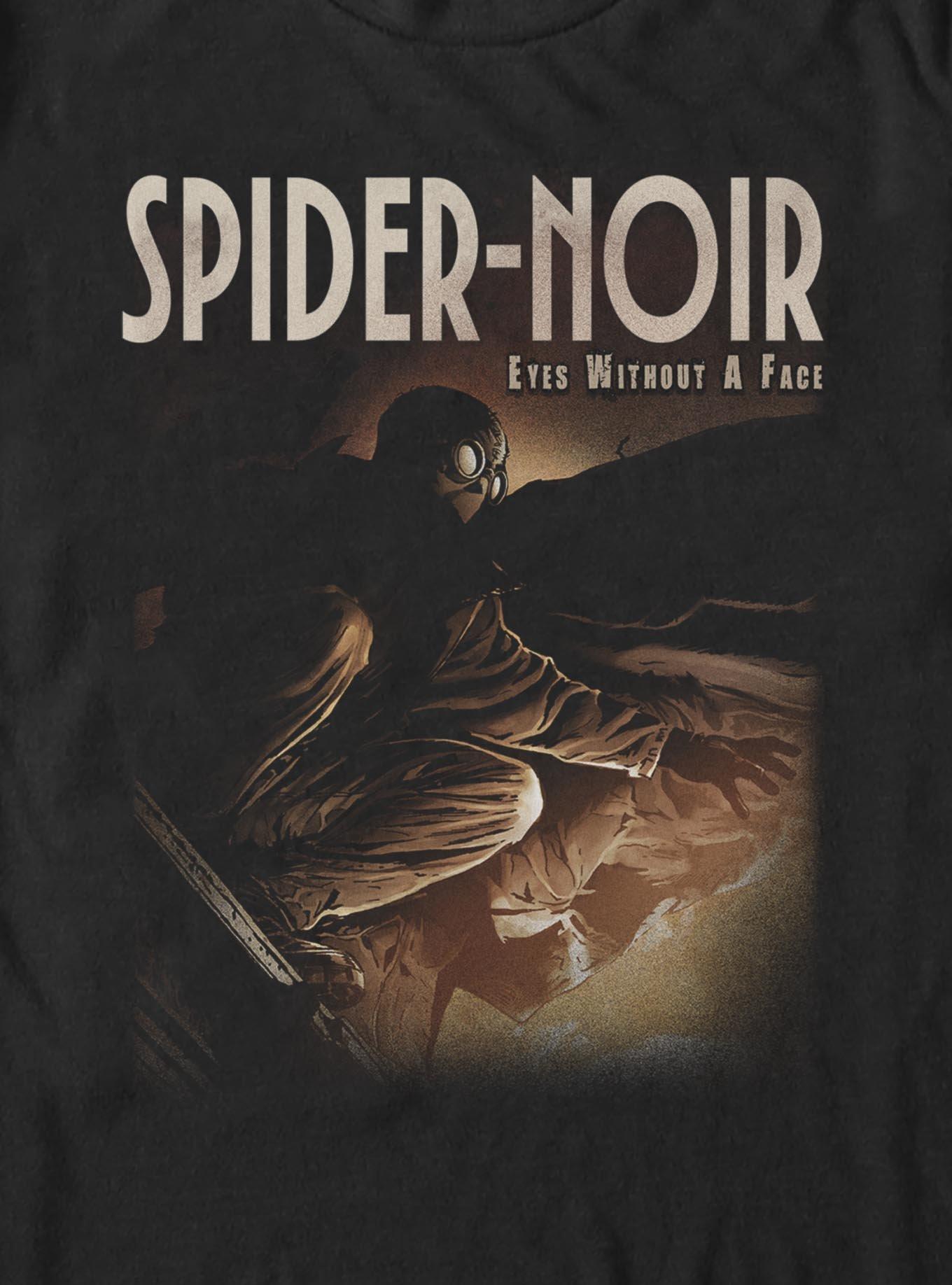 Marvel Spider-Man Grunge Noir Big & Tall T-Shirt, BLACK, alternate - view 2
