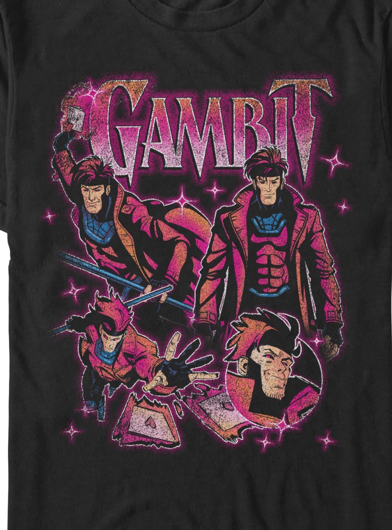 Marvel X-Men Gambit Big & Tall T-Shirt, BLACK, alternate - view 2