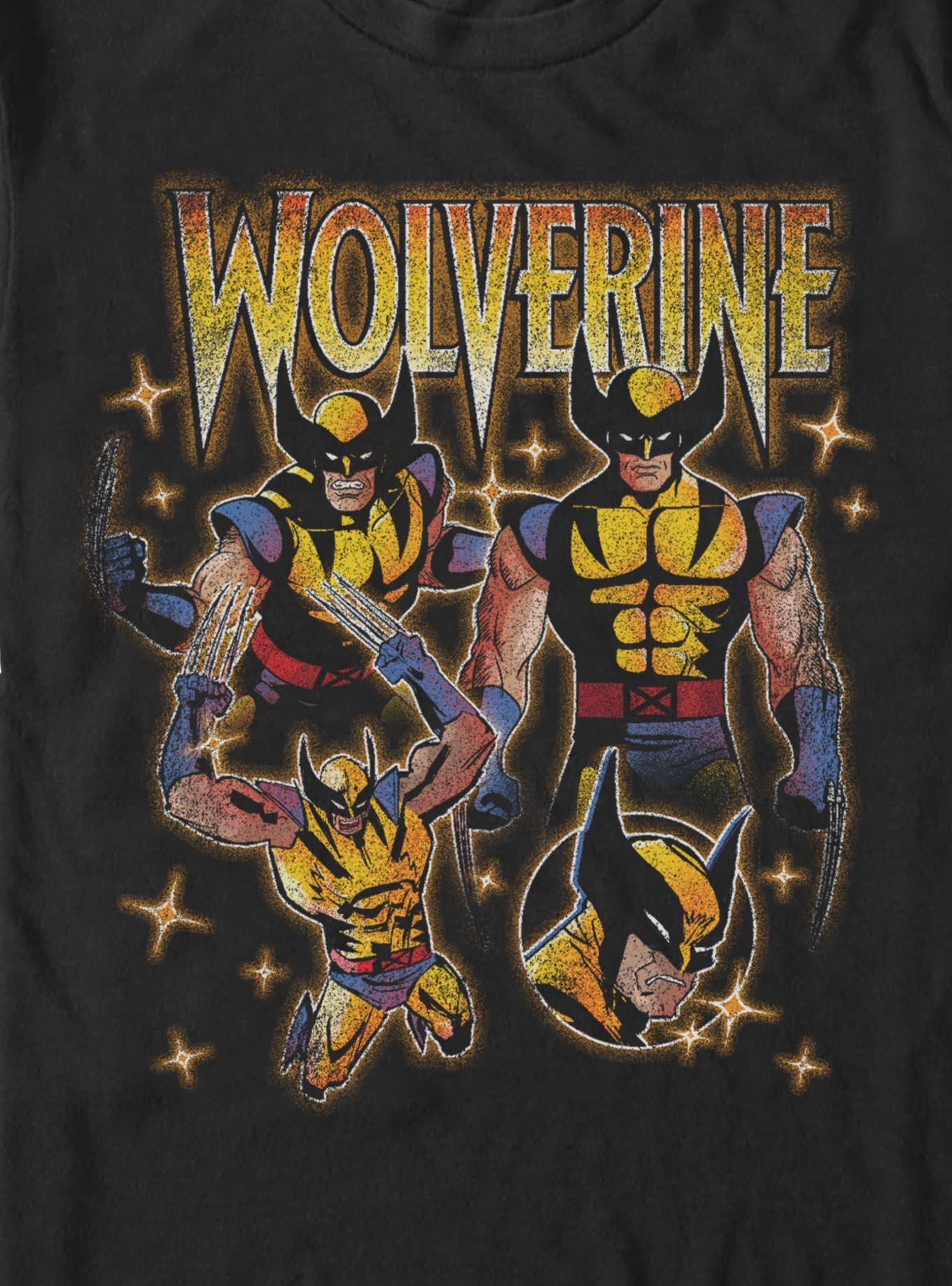 Marvel X-Men Wolverine Big & Tall T-Shirt, BLACK, alternate - view 2