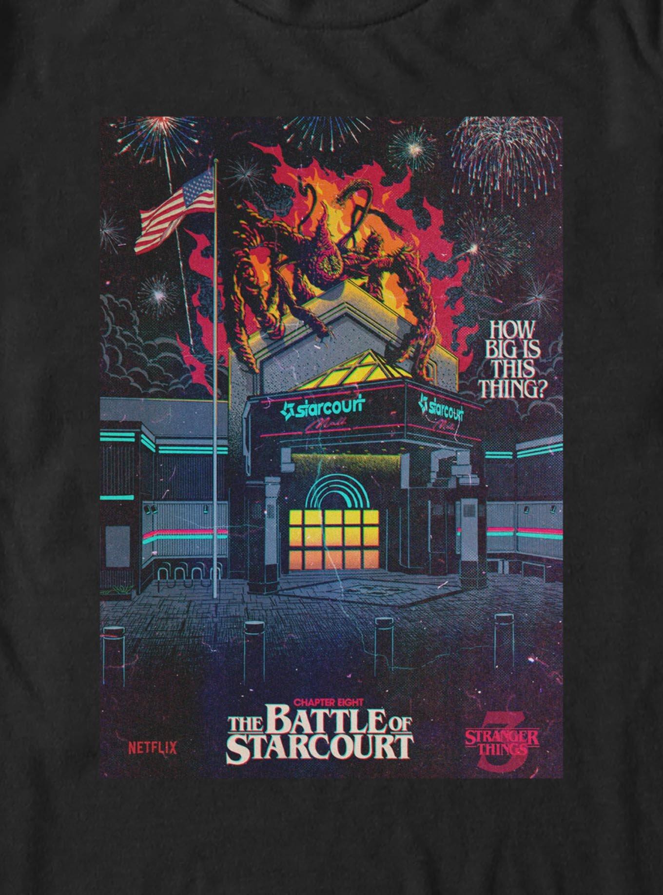 Stranger Things The Battle Of Starcourt Big & Tall T-Shirt, BLACK, alternate - view 2