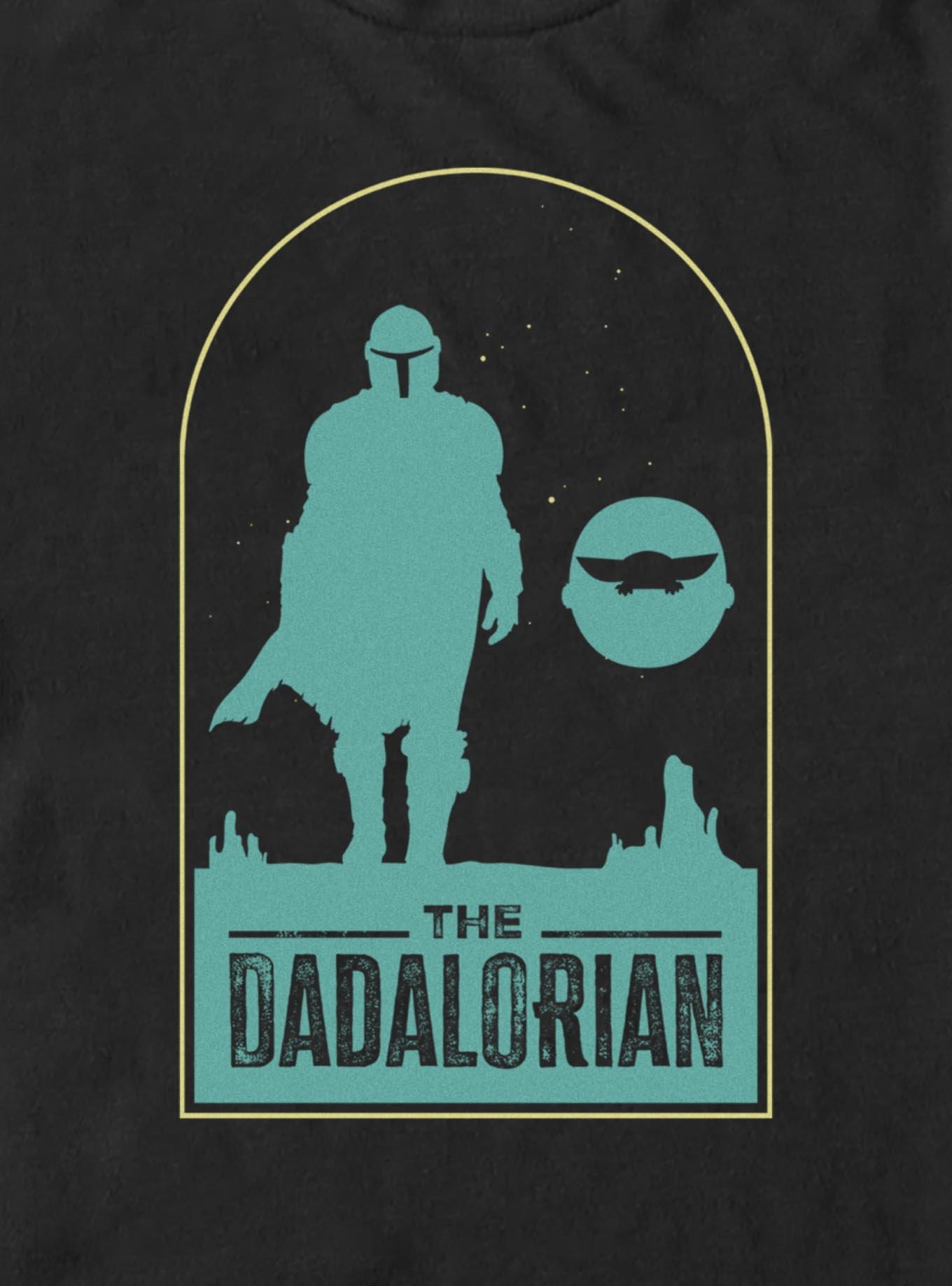 Star Wars The Mandalorian Dad And Baby Big & Tall T-Shirt, BLACK, alternate - view 2